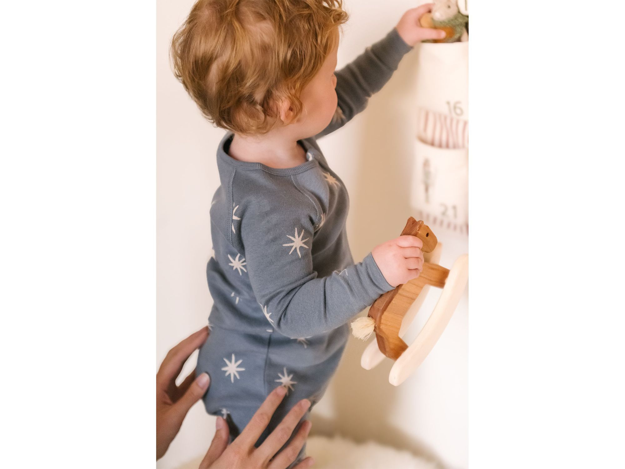 Unisex Starry Midnight Ribbed Footless Sleeper - Baby — Image 8