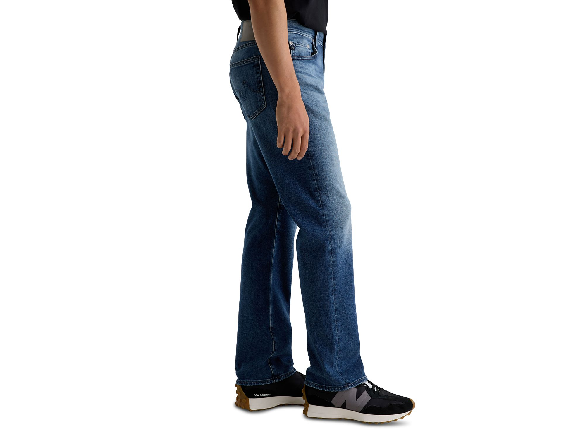 Protege Classic Straight Fit Jeans in Palms Blue — Image 7