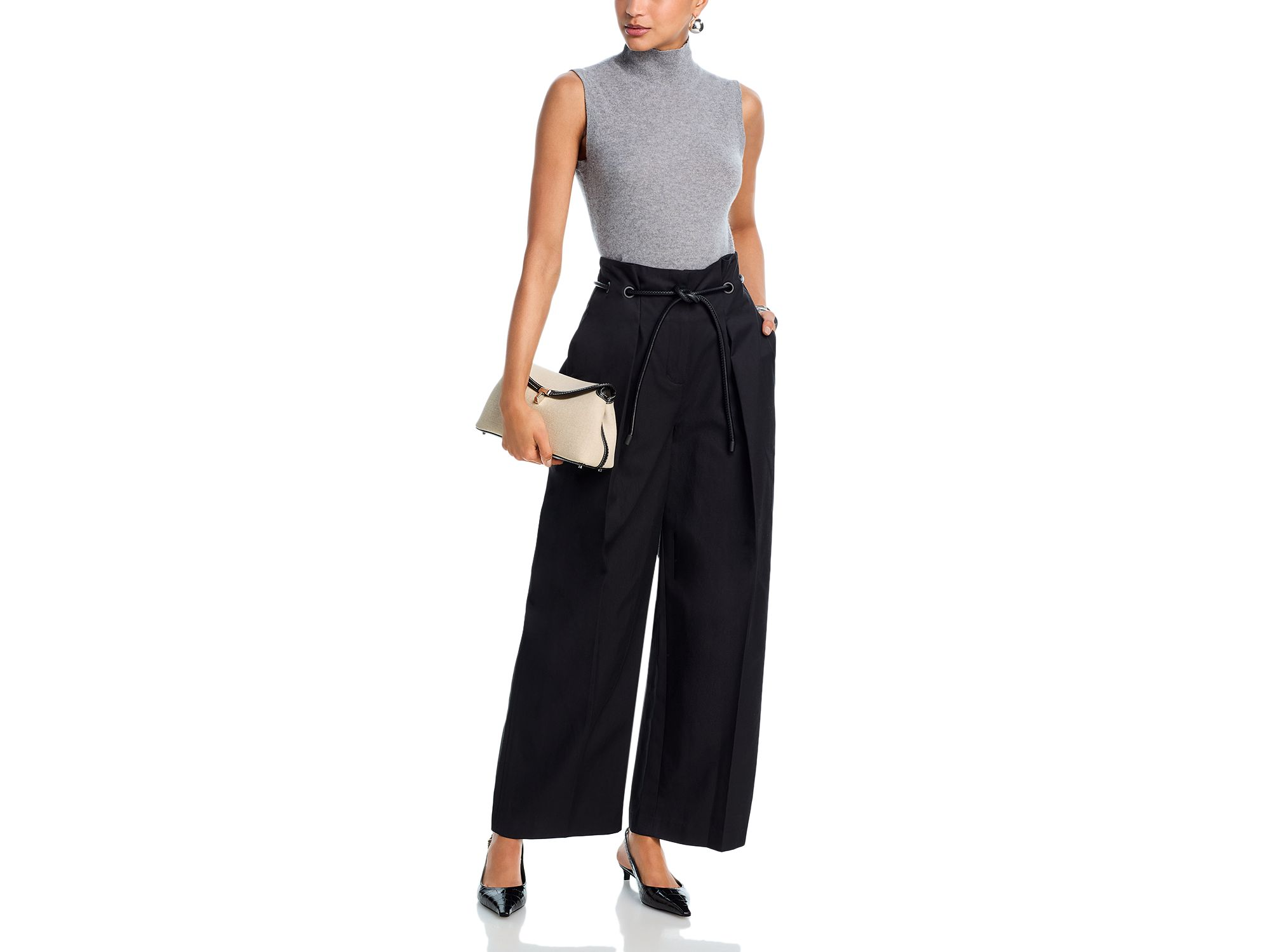 Sleeveless 100% Cashmere Sweater - Exclusive — Image 9