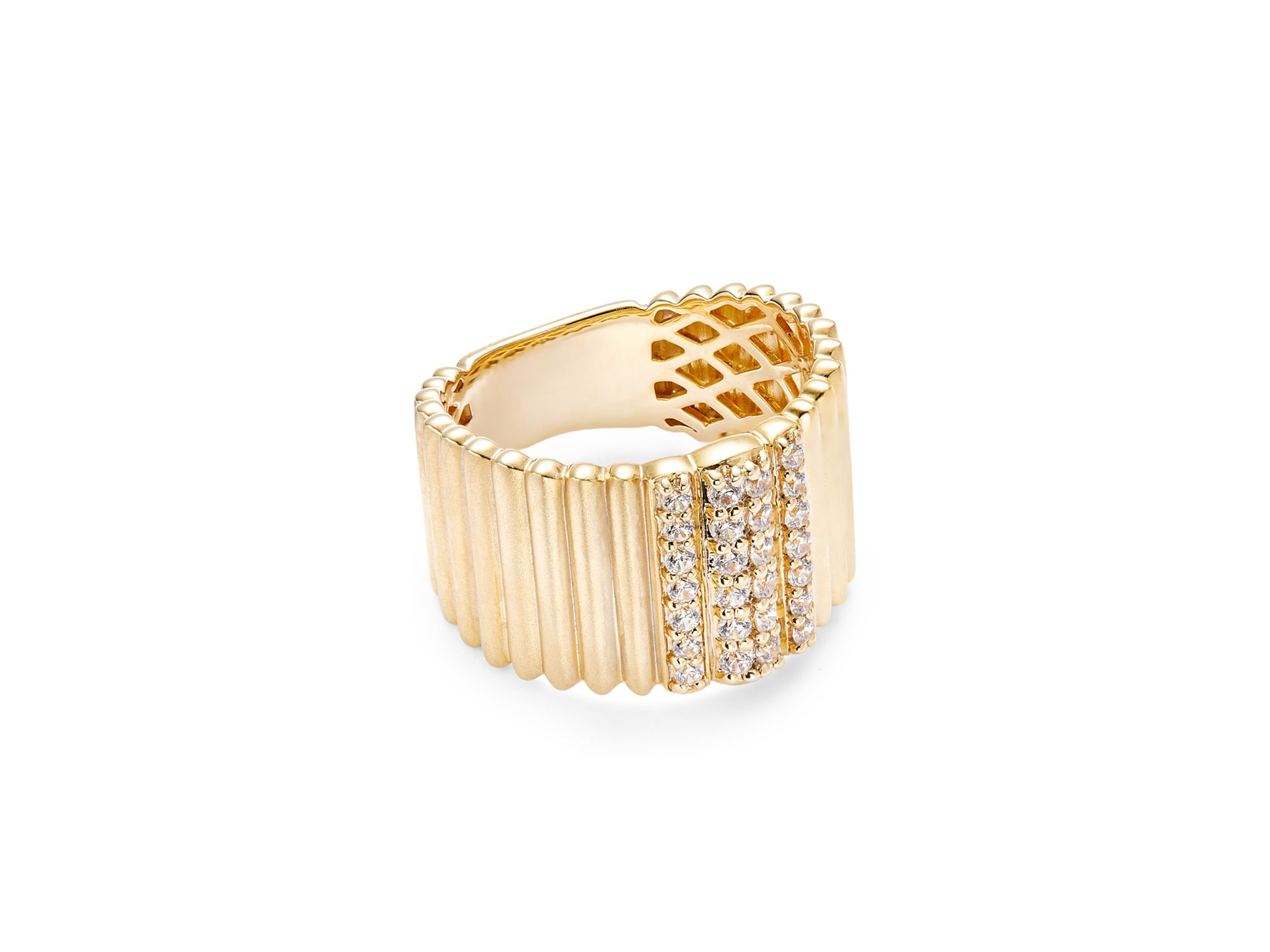 Diamond Statement Ring in 14K Yellow Gold, 0.30 tcw — Image 4