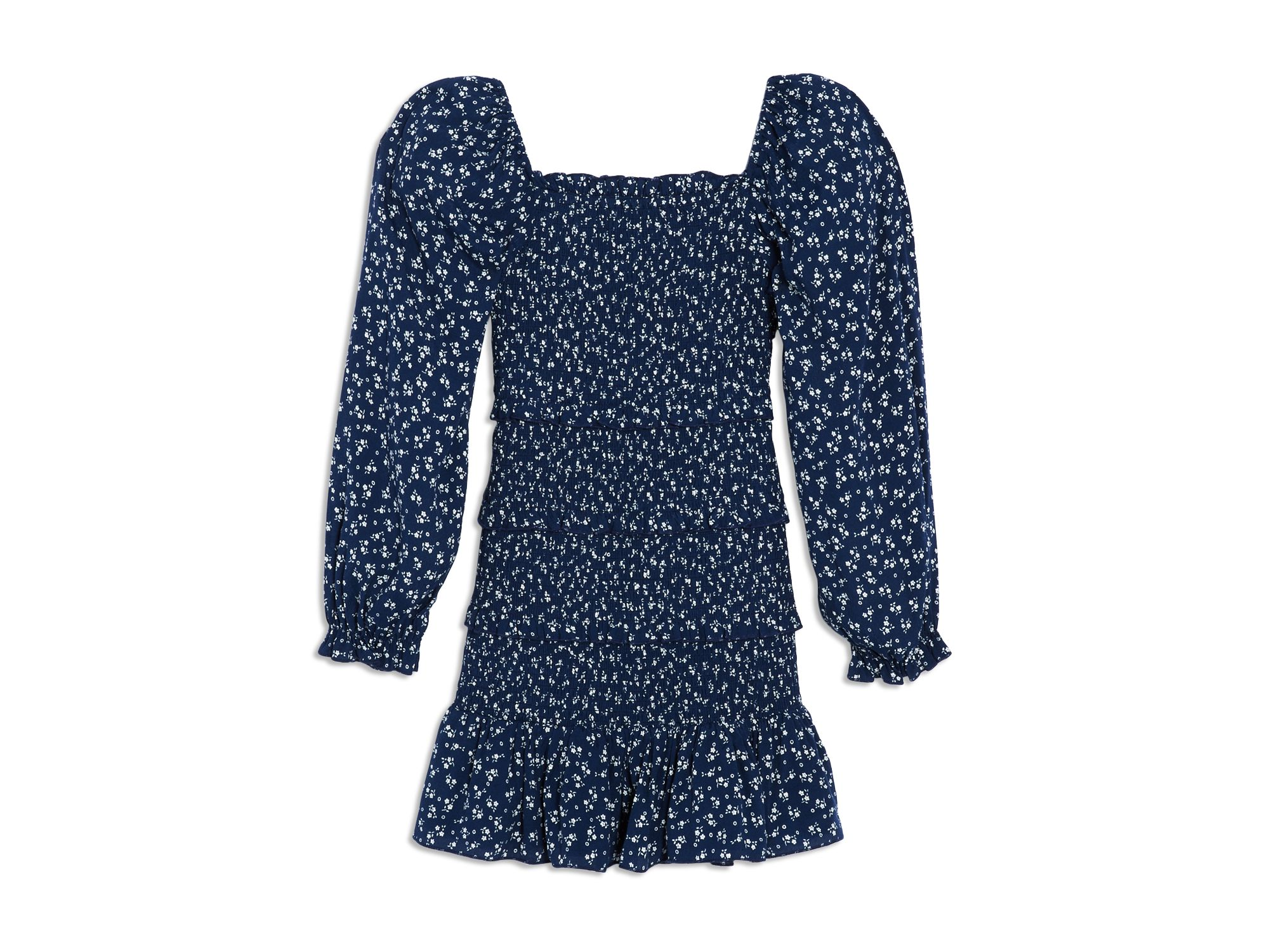 Girls' Laila Long Sleeved Smocked Dress - Big Kid — Image 3