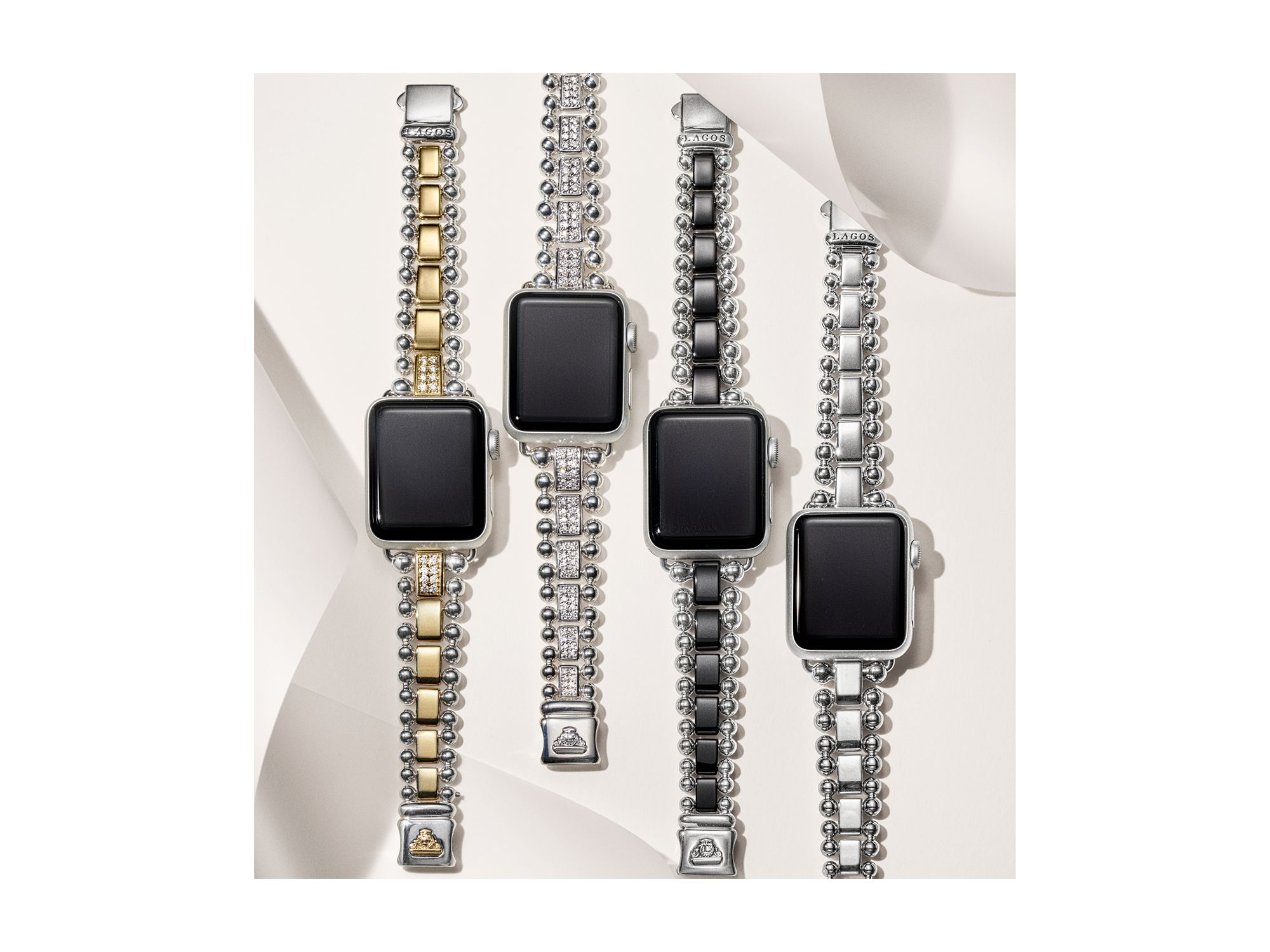 Smart Caviar Stainless Steel Apple™ Watch Bracelet, 38-44mm — Image 3
