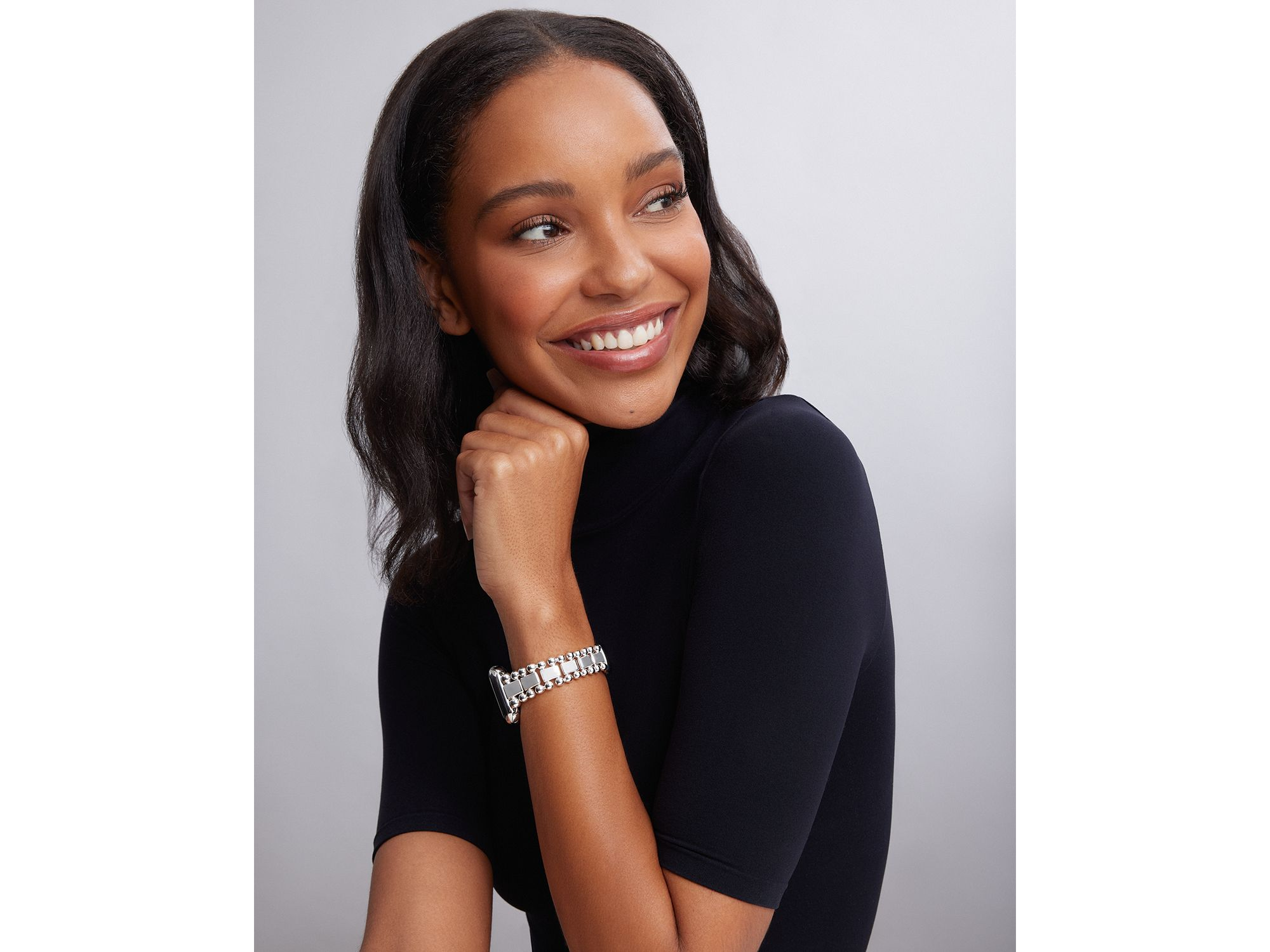 Sterling Smart Caviar Apple™ Smartwatch Straps — Image 3