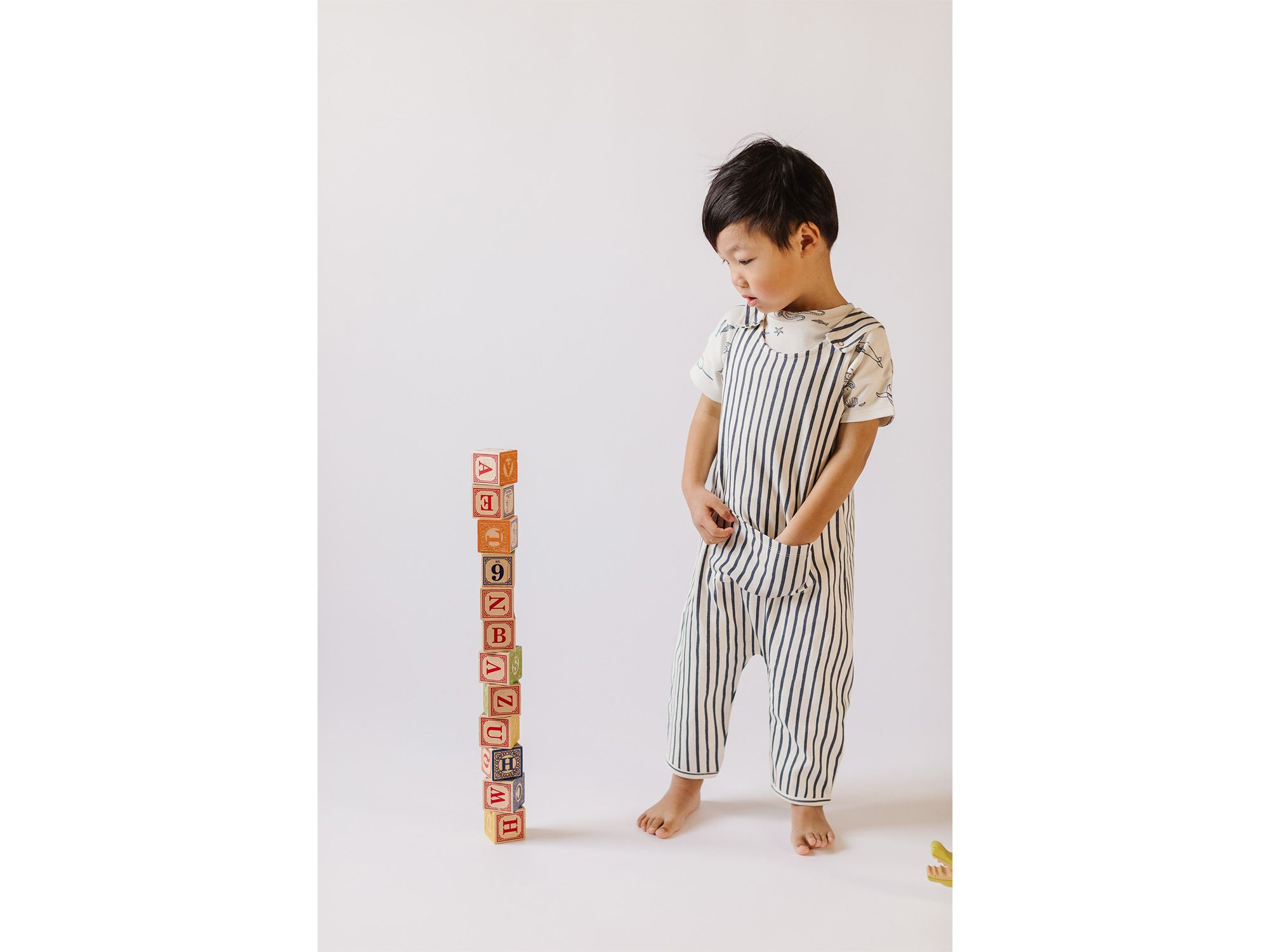 Unisex Stripes Away Overall - Baby — Image 17