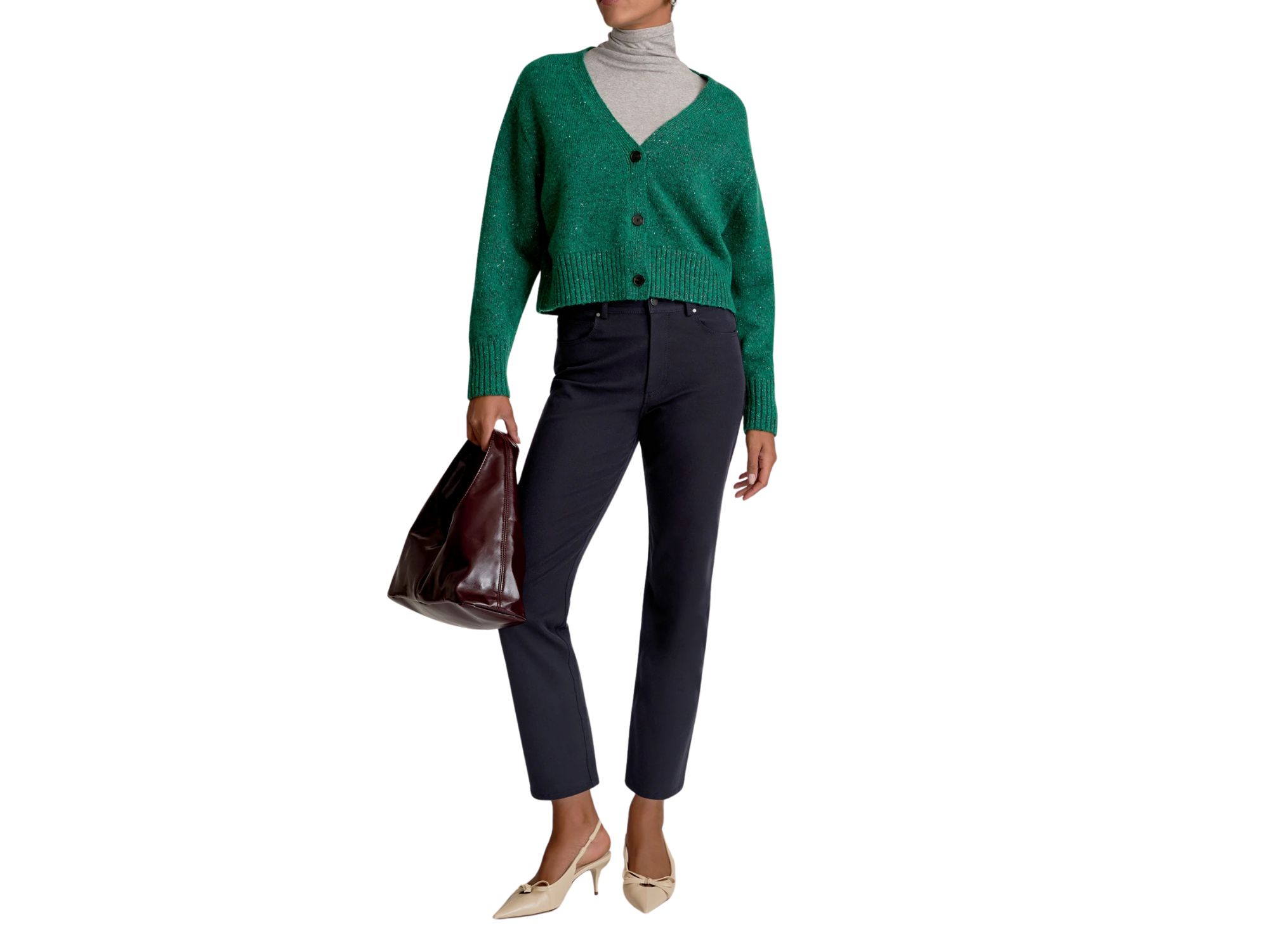Delina Confetti Wool Cardigan — Image 5