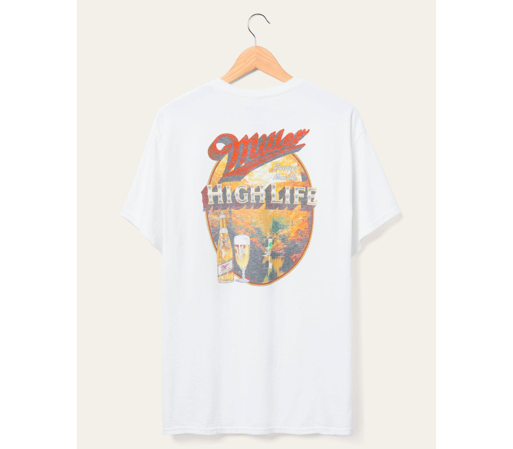 Unisex Miller High Life Waterfall Flea Market Tee — Image 3