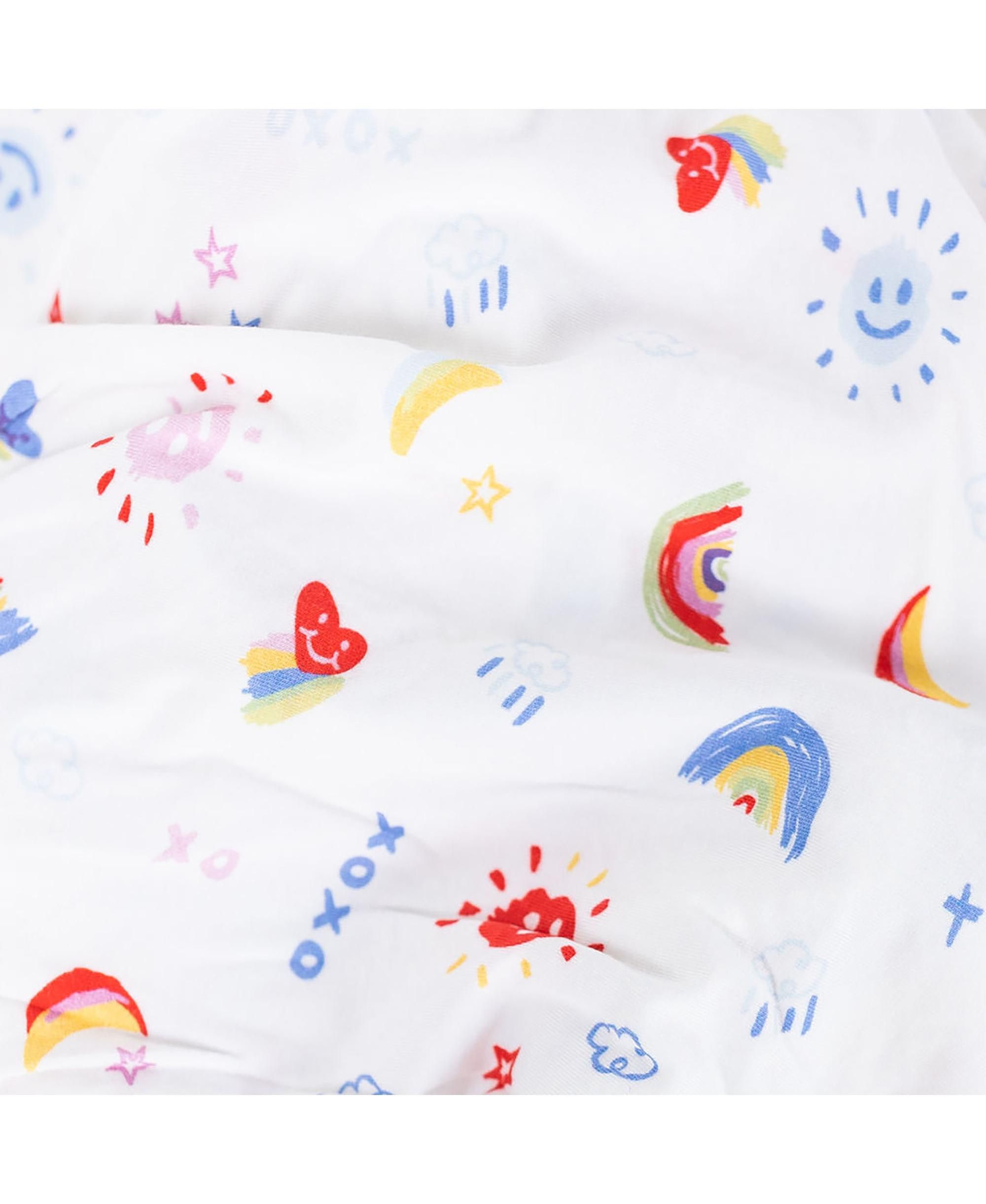 Kiss Me Goodnight Crib Sheet — Image 3