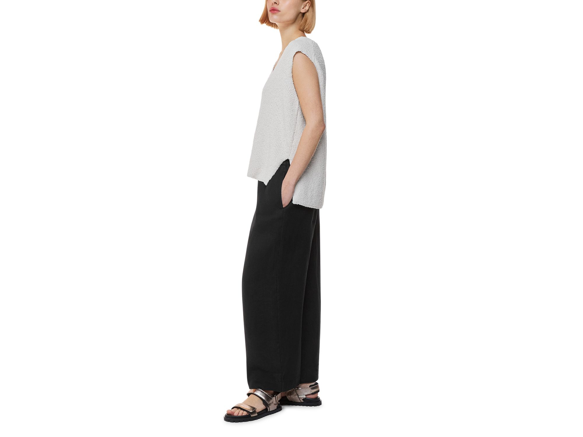 Linen Wide Leg Pants — Image 4
