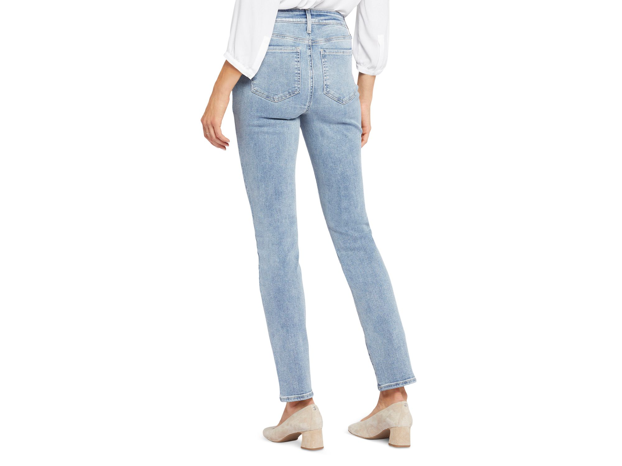 Petite Sheri High Rise Slim Leg Jeans in Haley — Image 3