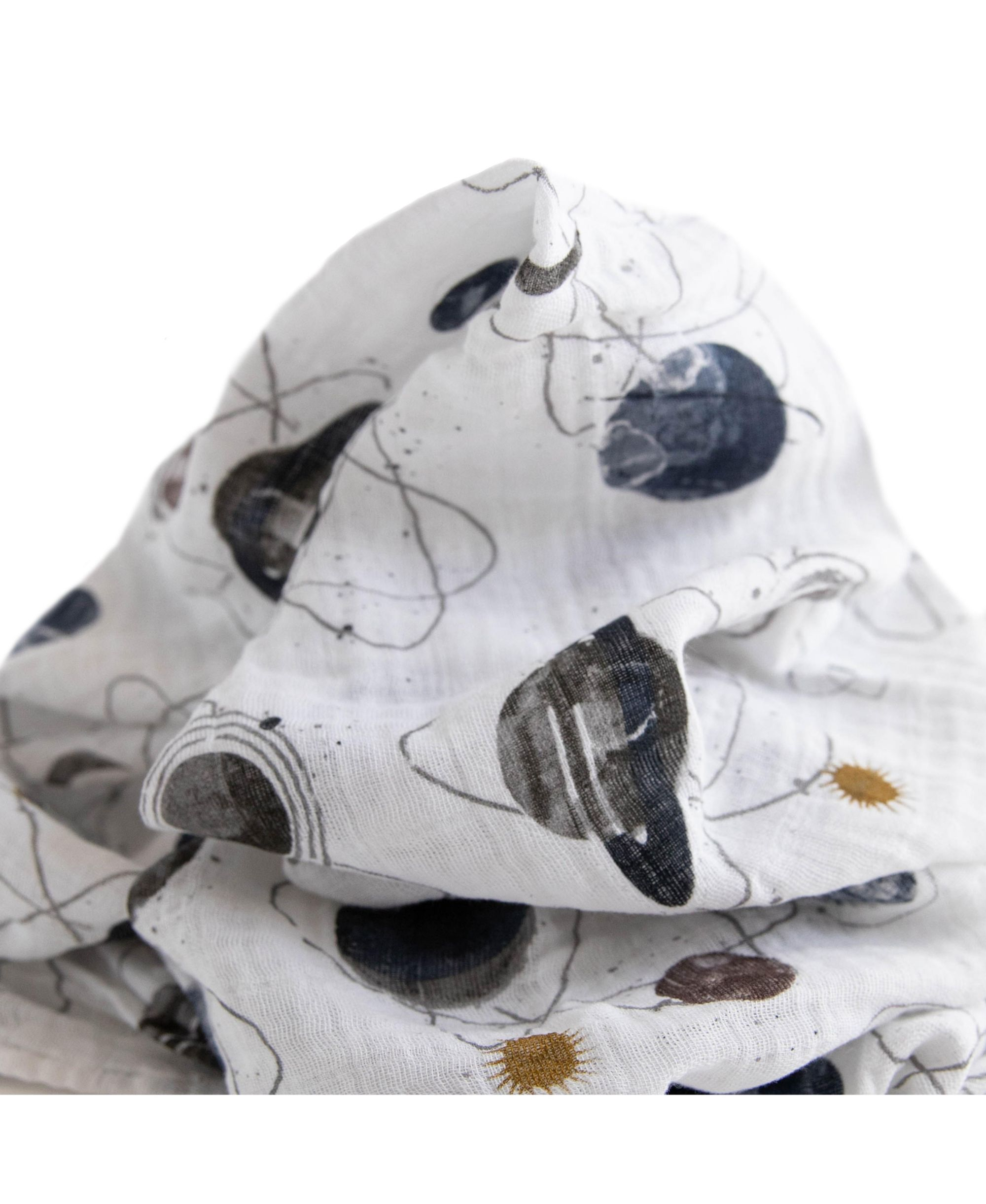 Unisex Cotton Muslin Swaddle 3 Pack - Baby — Image 6