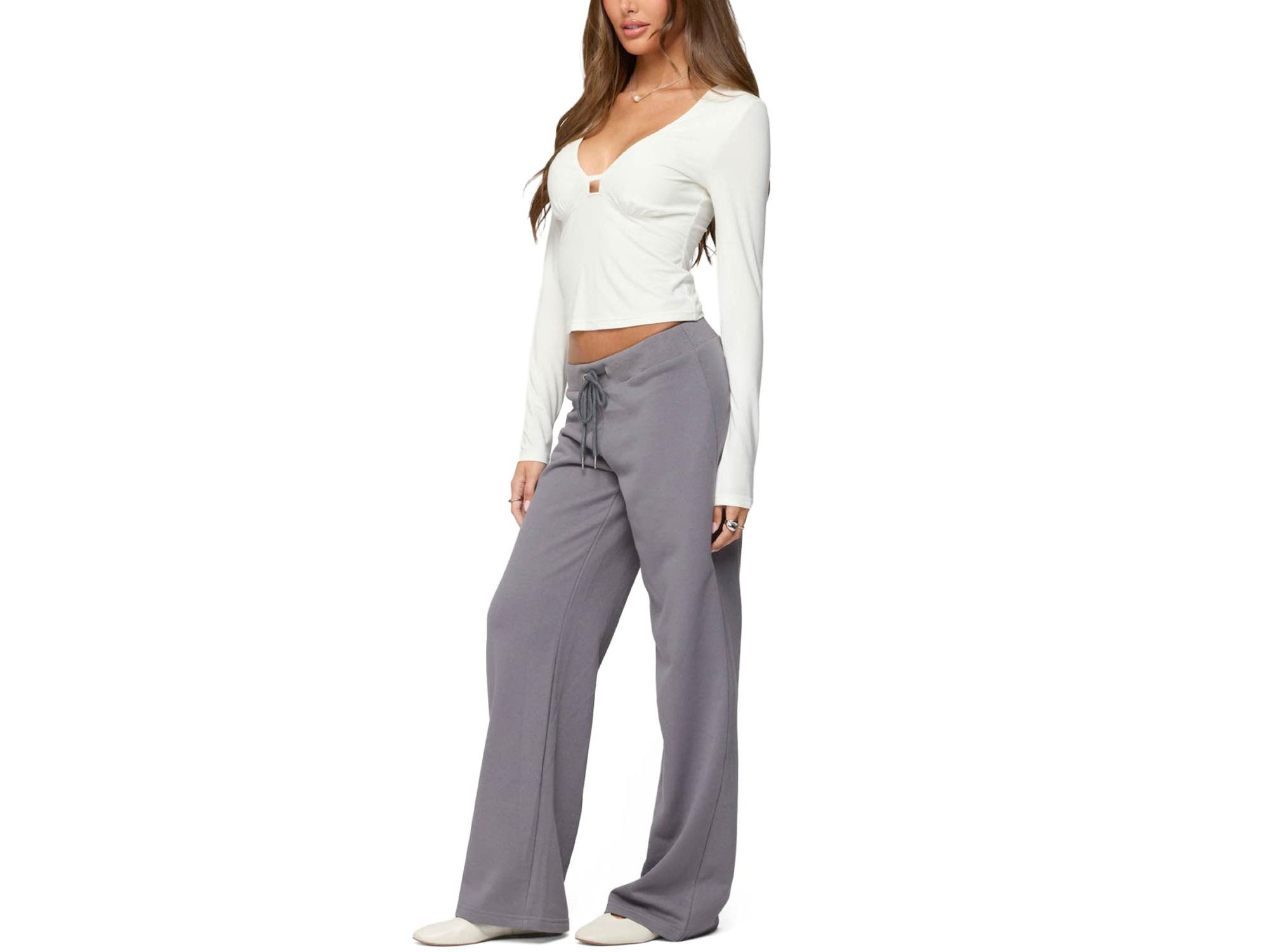 Lovisa V Neck Long Sleeve Top — Image 5