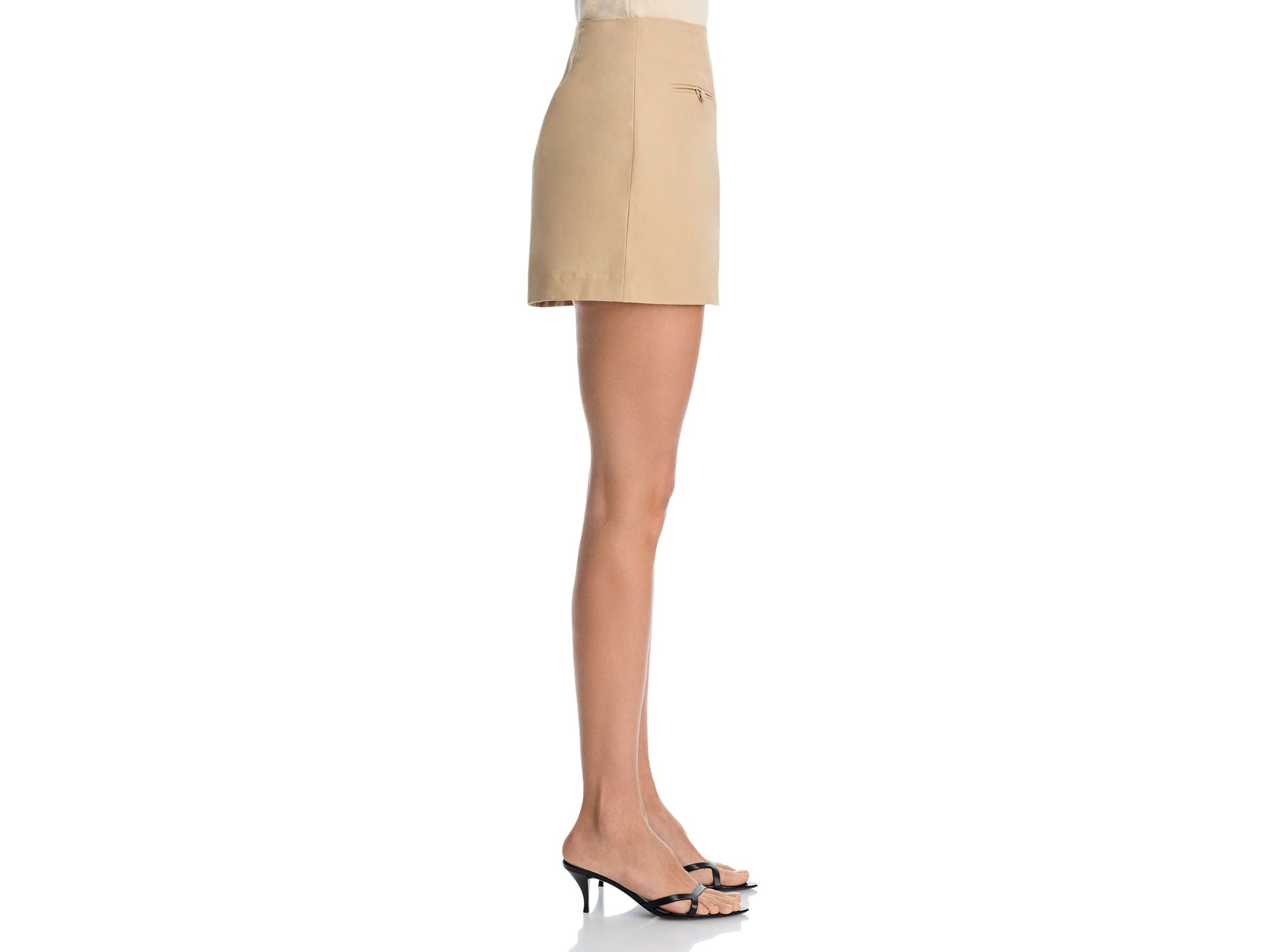 Twill Trench Mini Skirt — Image 5
