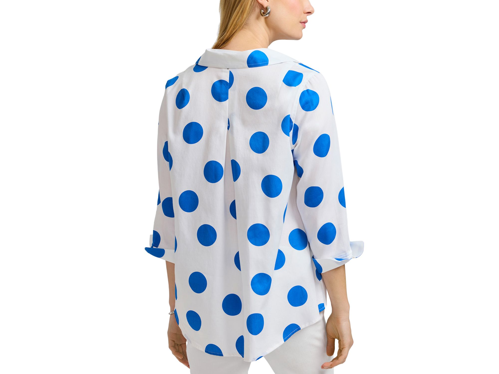 Agnes 3/4 Sleeved Dot Shirt — Image 4