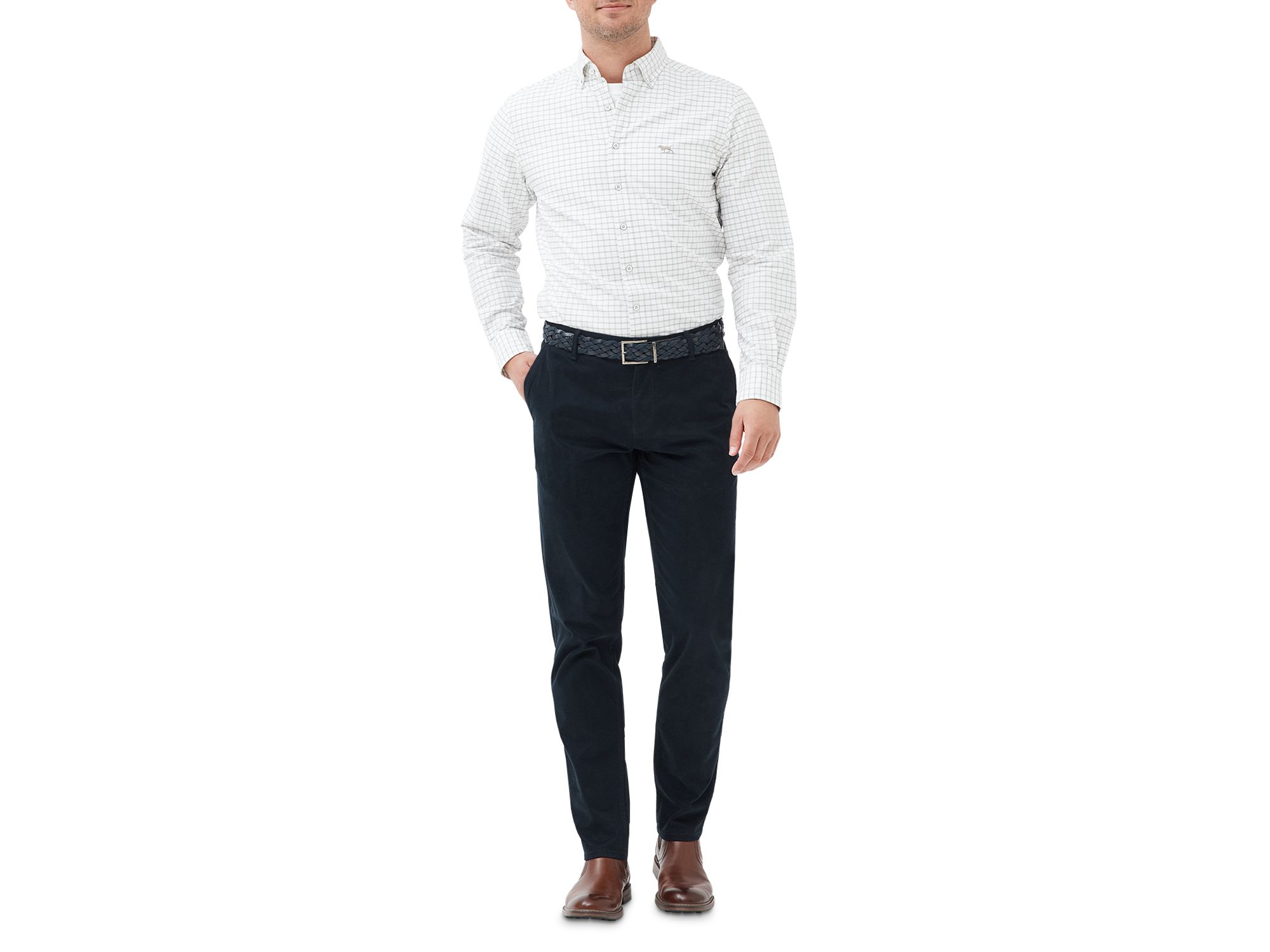Gunn Check Oxford 3 Sports Fit Shirt — Image 5