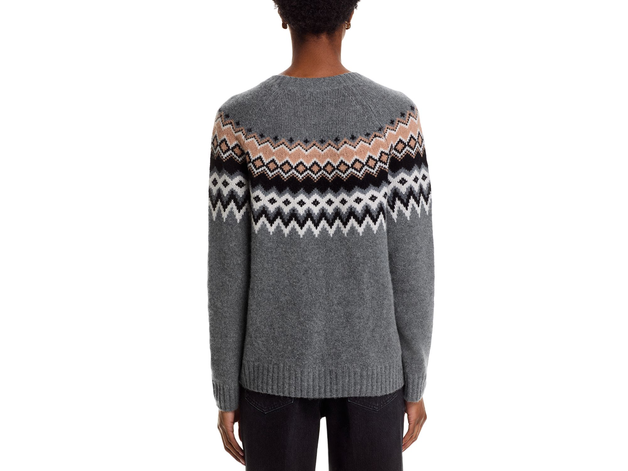 100% Cashmere Fairisle Crewneck Sweater - Exclusive — Image 7