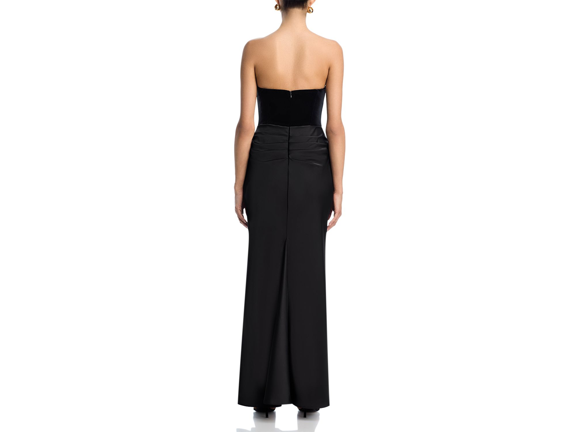Strapless Velvet Bodice Gown - Exclusive — Image 4