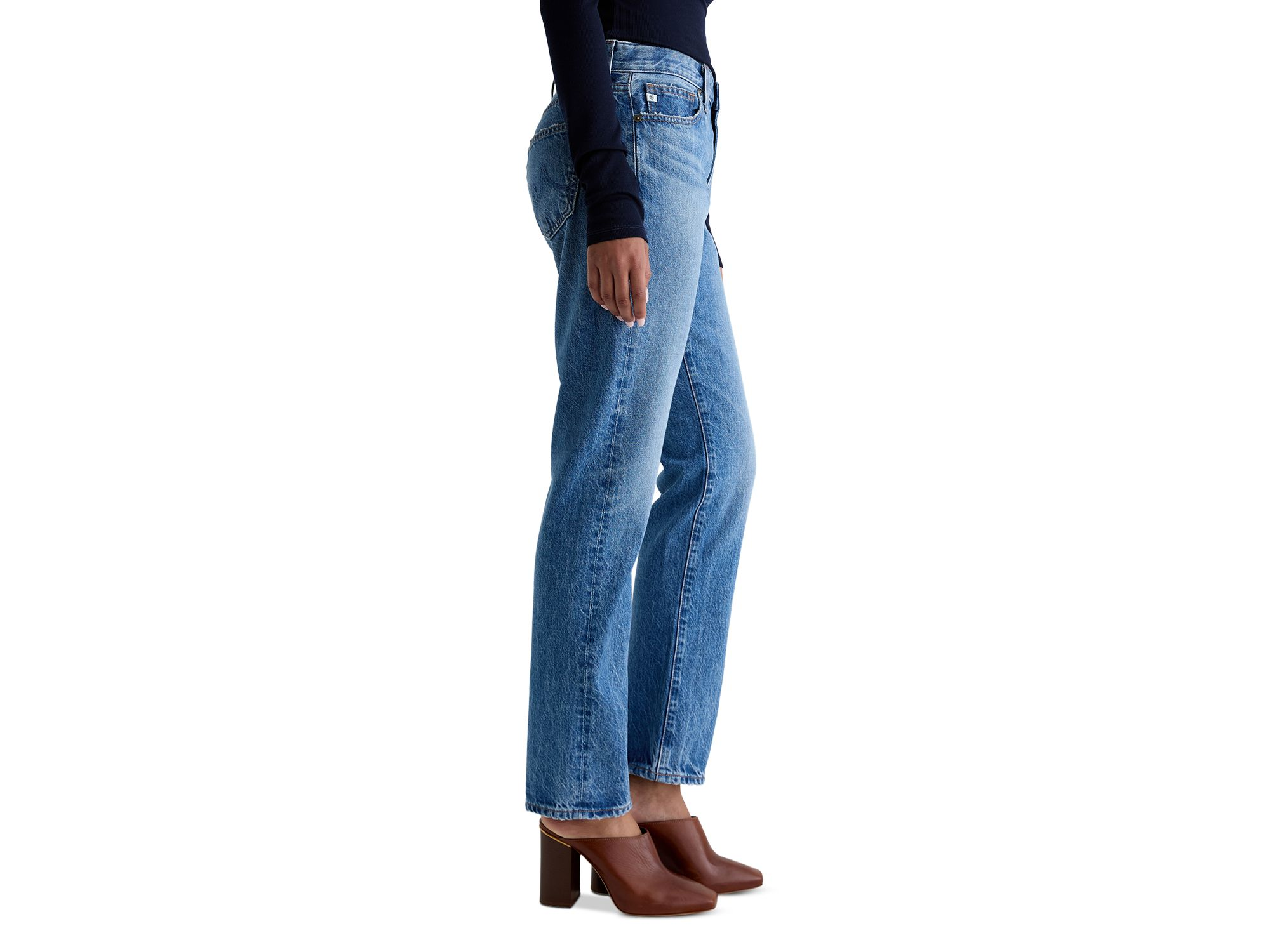 The Boyfriend Relaxed Fit Jeans in Candid — Image 6