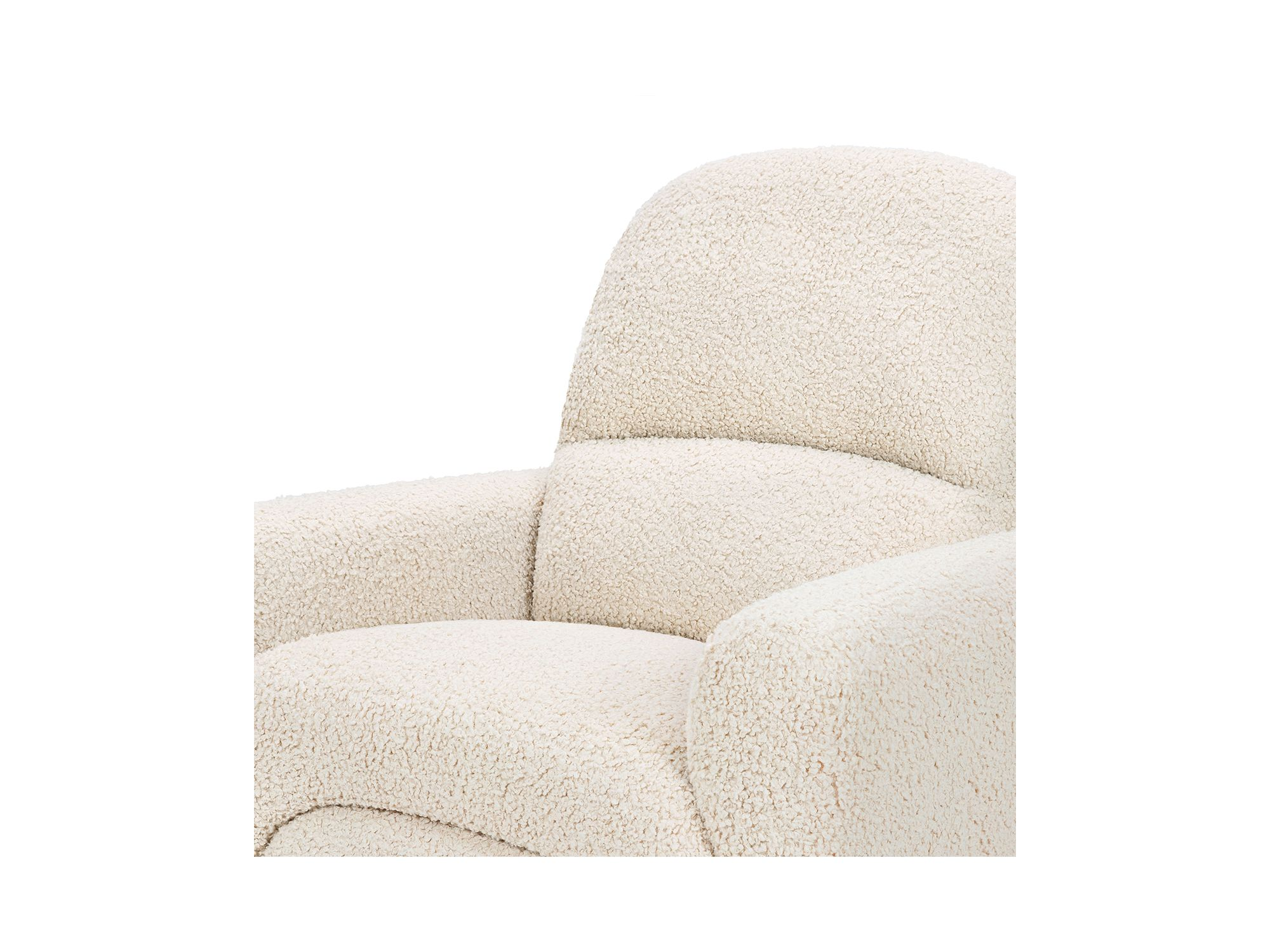 Rainbow Recliner and Swivel Glider in Teddy Loop — Image 4