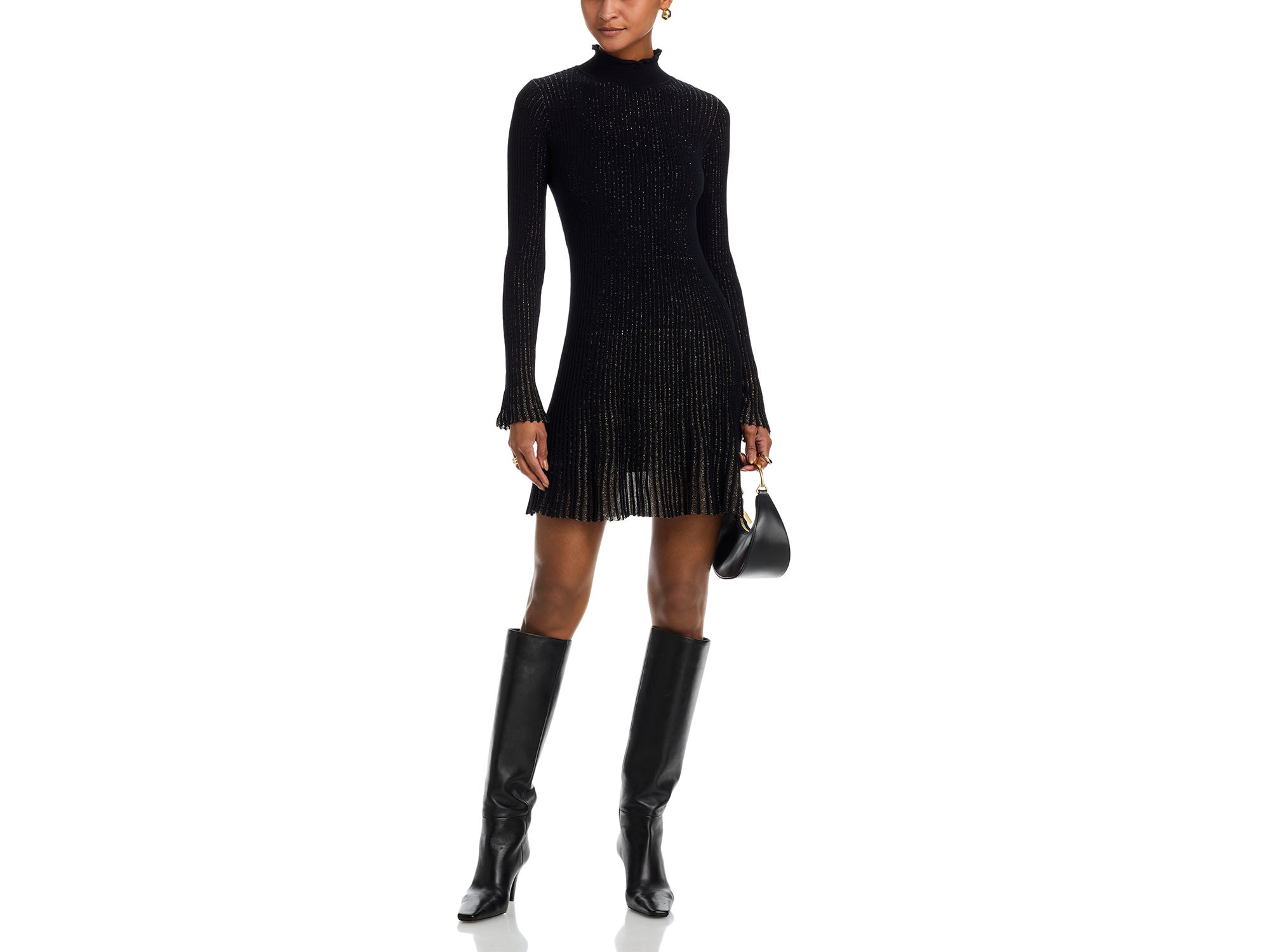Treasure of Light Foil Knit Mini Dress — Image 5