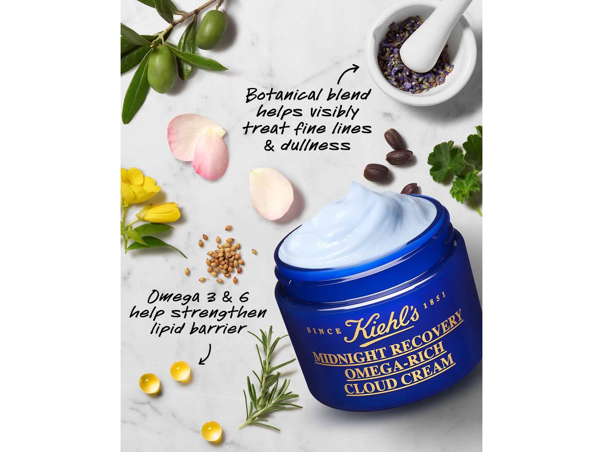 Midnight Recovery Omega Rich Botanical Night Cream 1.7 oz. — Image 5