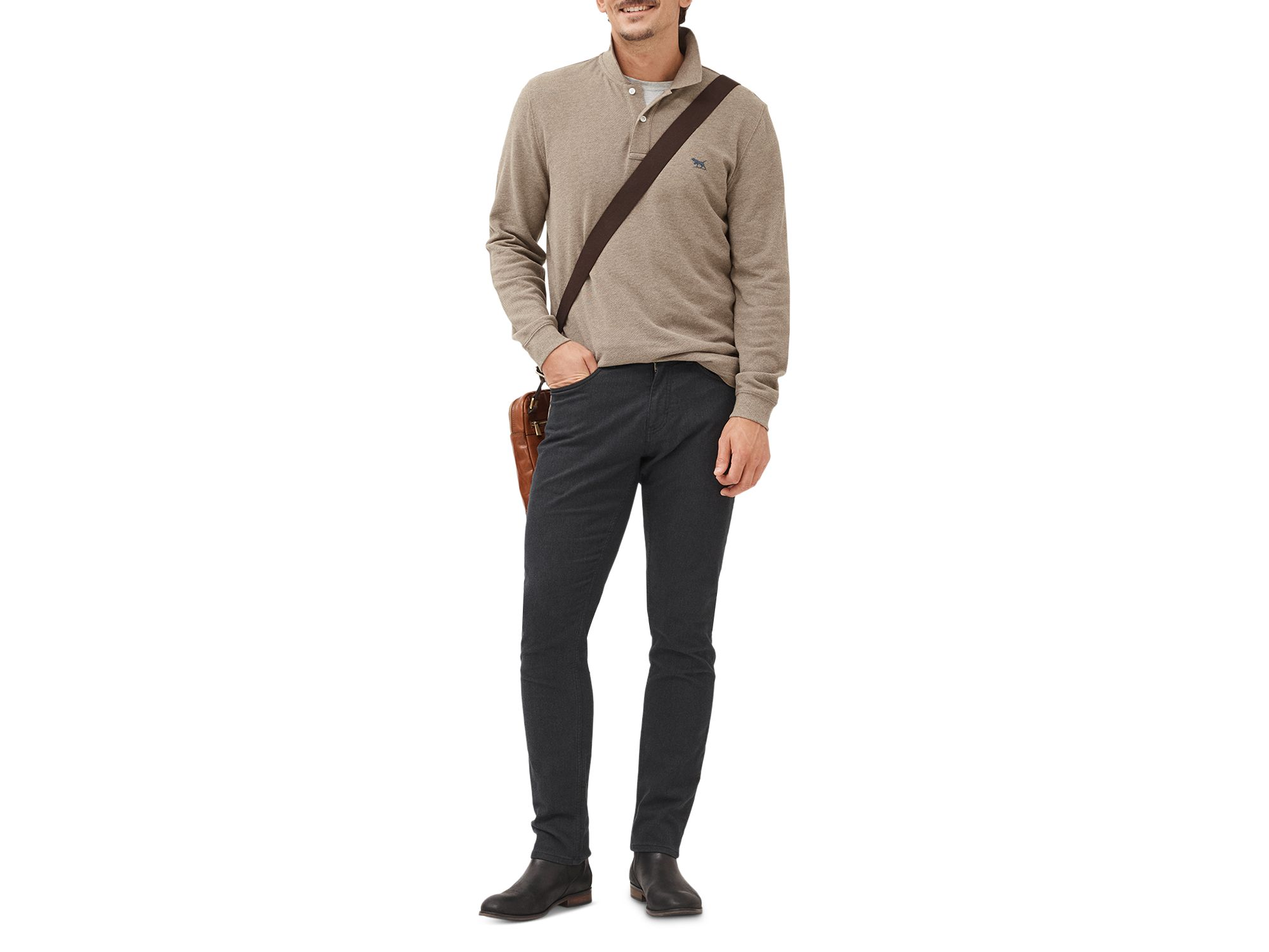 Long Sleeve Sports Fit Gunn Polo — Image 5