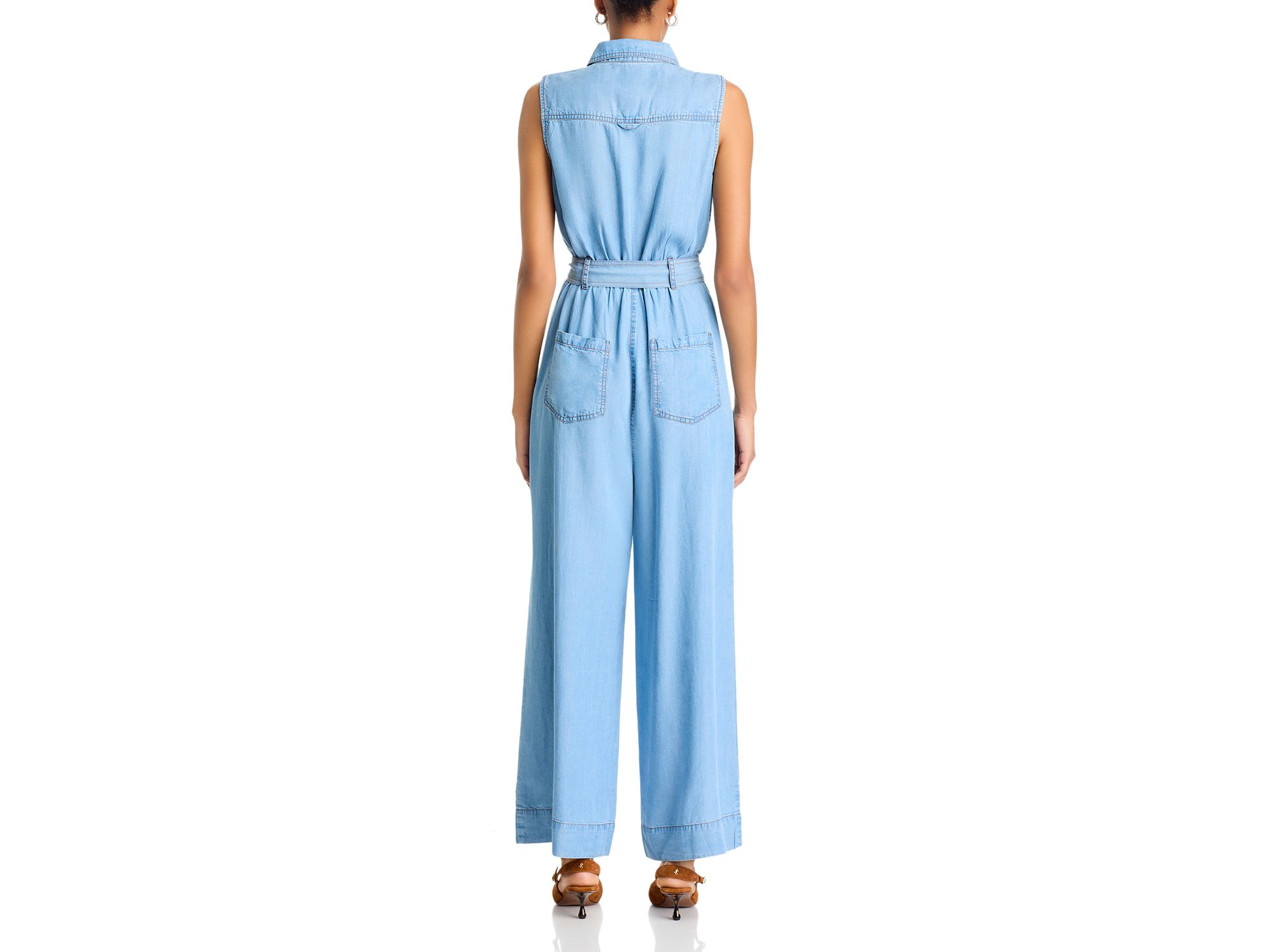 Chambray Jumpsuit - Exclusive — Image 4