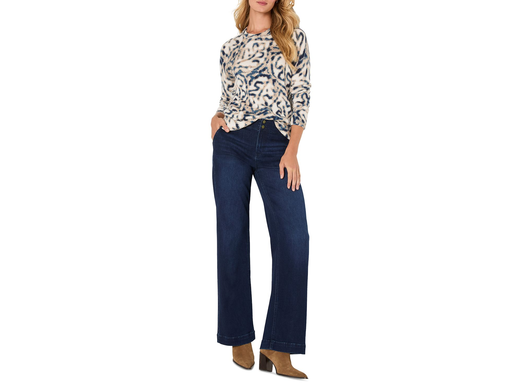 Blurry Leaf Supersoft Sweater — Image 4