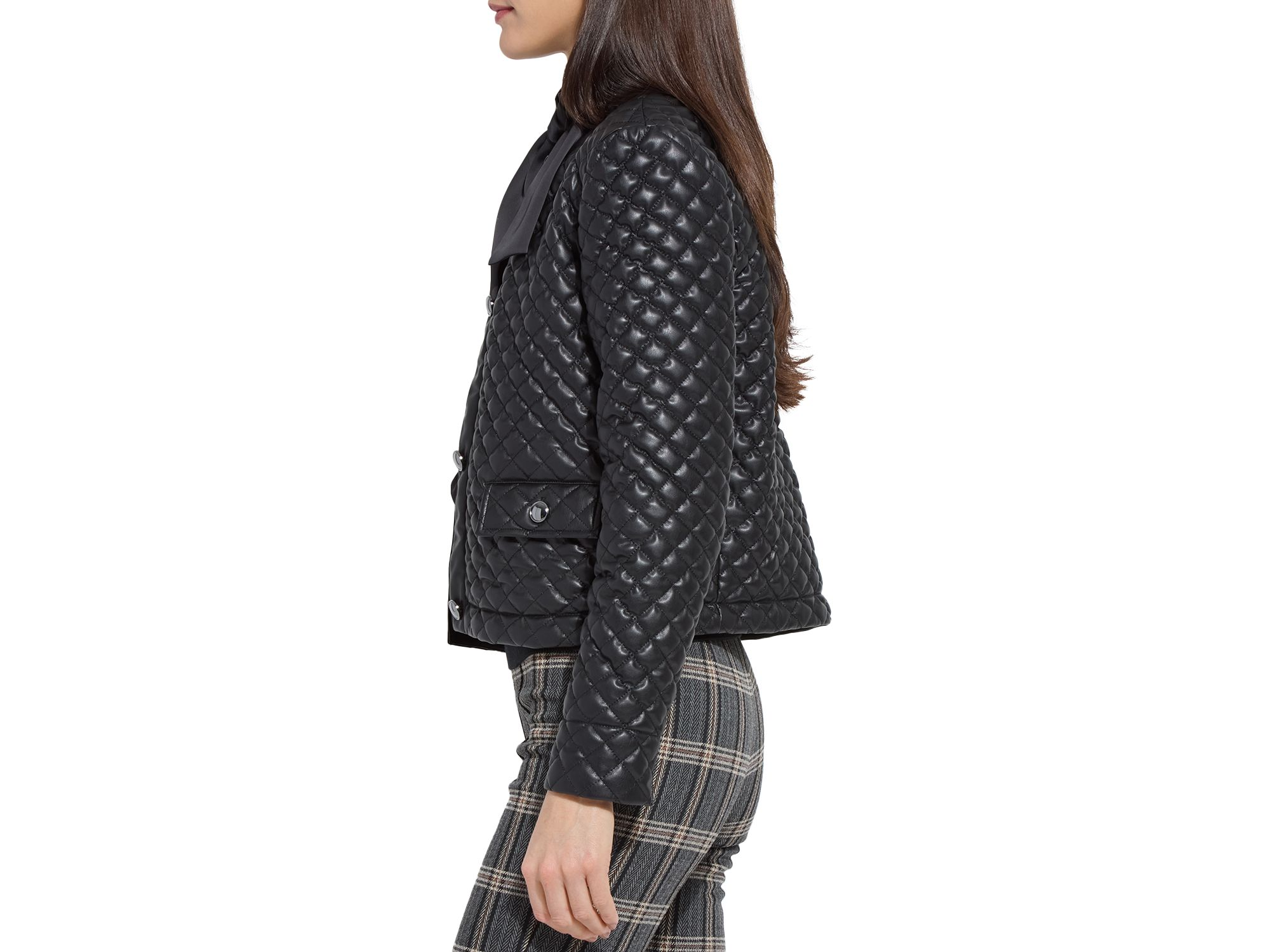Aurelle Faux Leather Jacket — Image 4