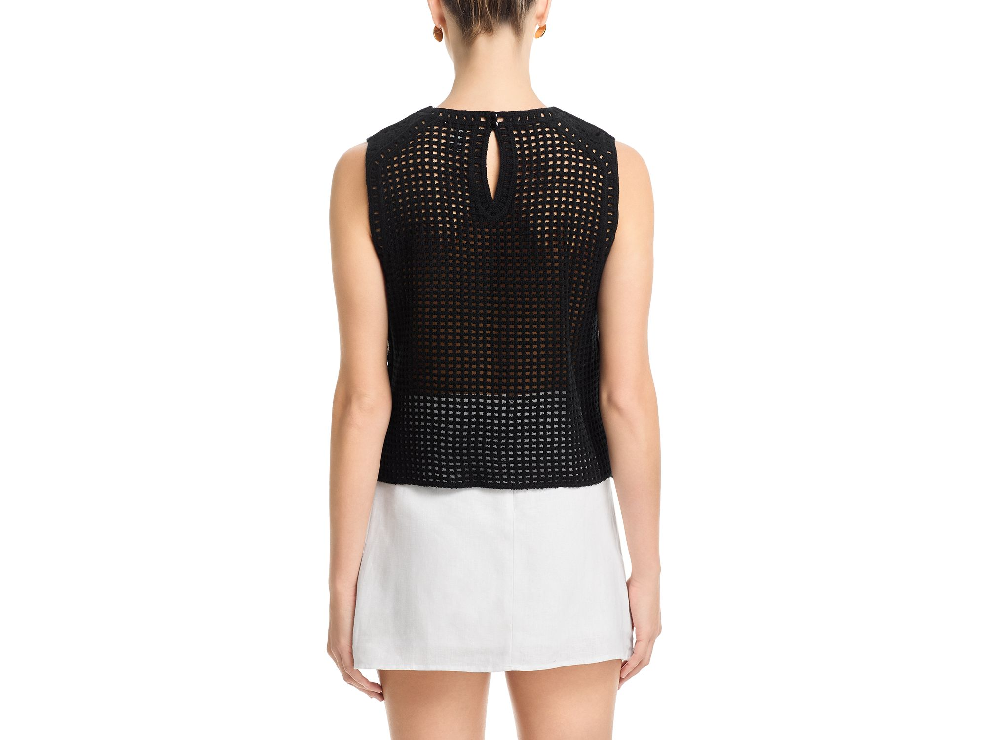 Floral Crochet Tank Top - Exclusive — Image 3