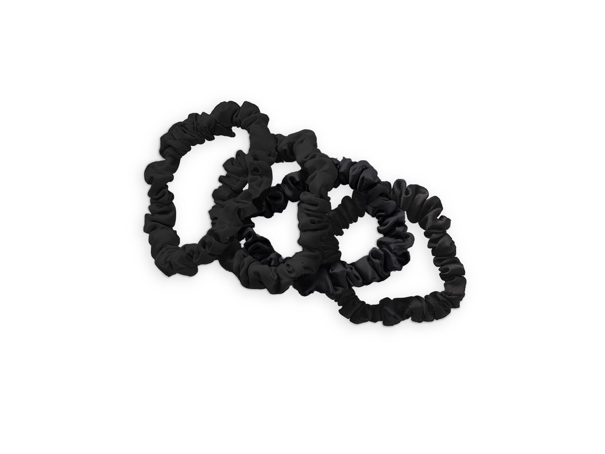 Ruched Ribbon Scrunchie, Pack of 8 — Image 5