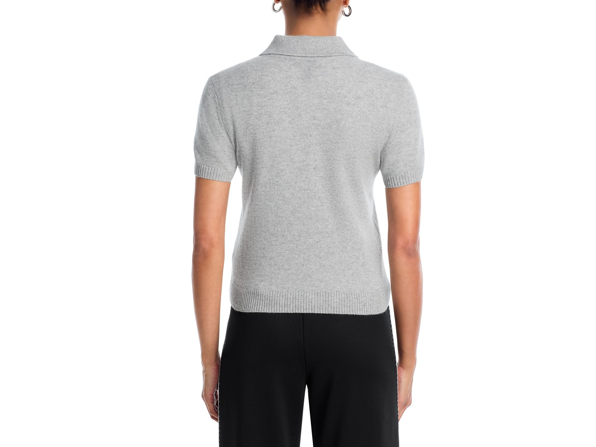100% Cashmere Polo Sweater - Exclusive — Image 3