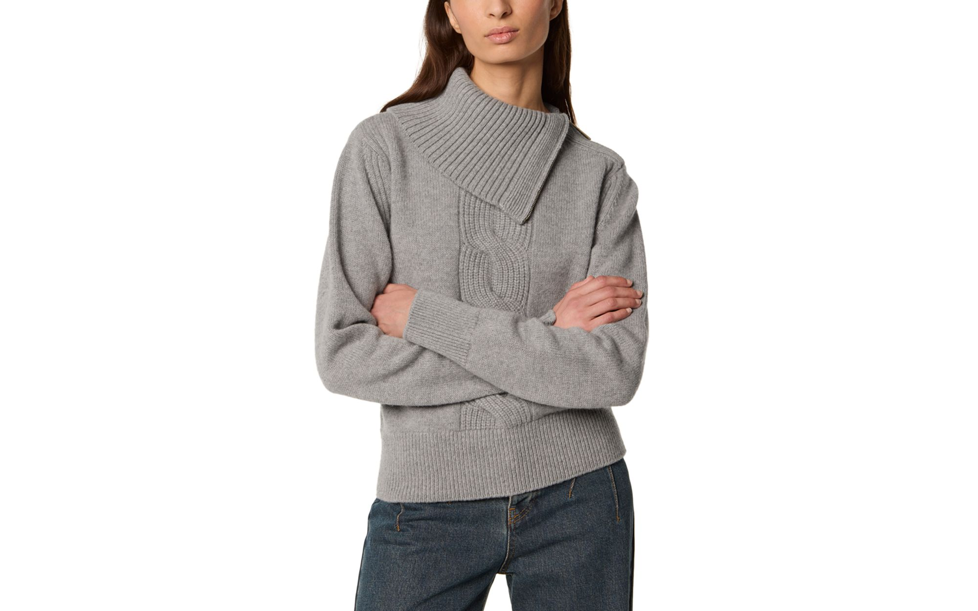 Messo Asymmetrical Sweater — Image 3