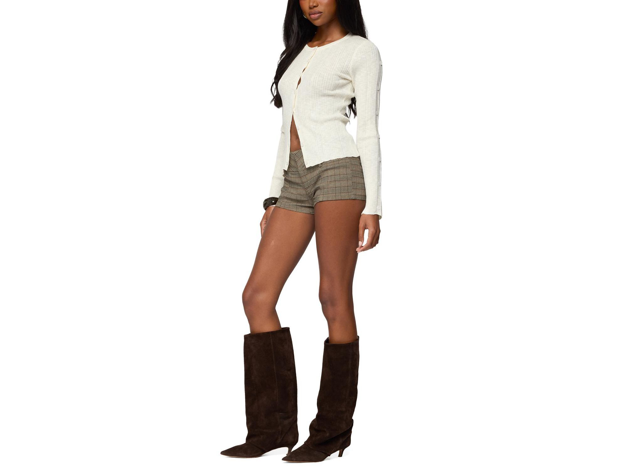 Maureen Button Ribbed Knit Cardigan — Image 5