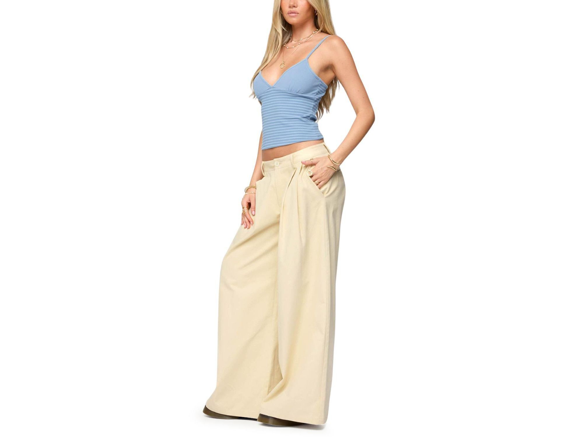 Hemsley Striped Ribbed Tank Top — Image 3