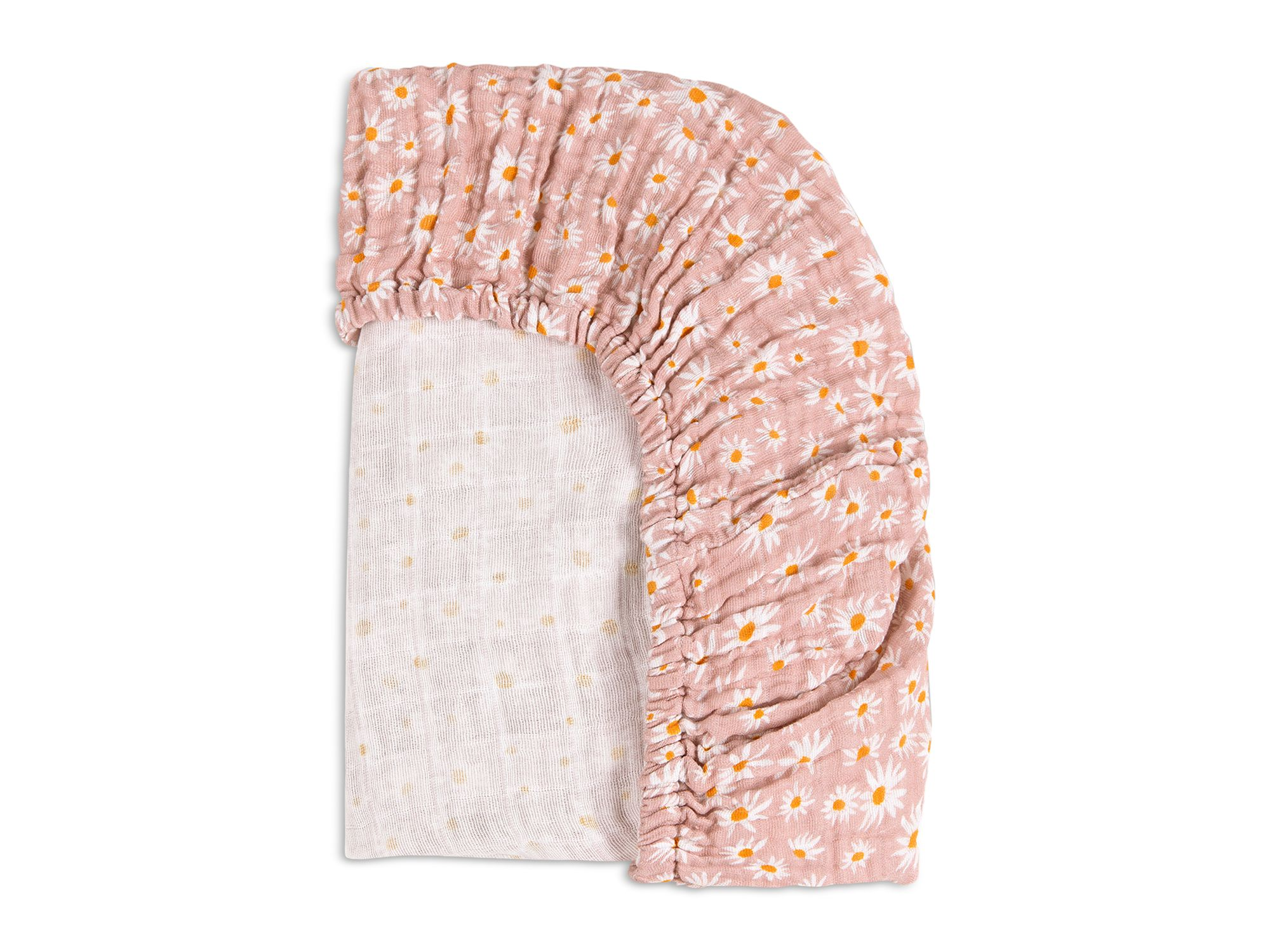 All Stages Midi Crib Sheet in GOTS Certified Organic Muslin Cotton — Image 5