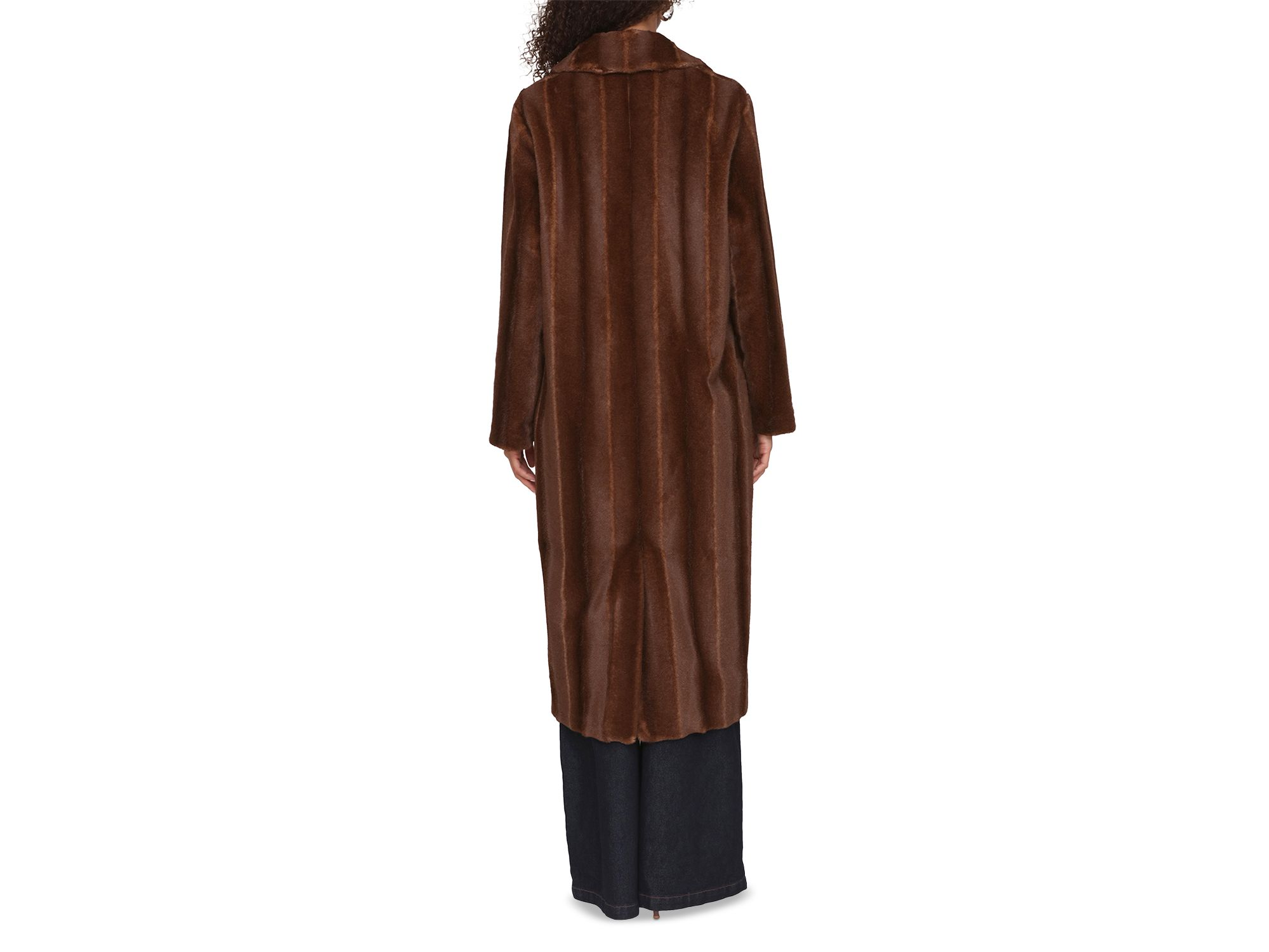 Faux Mink Fur Maxi Coat — Image 5
