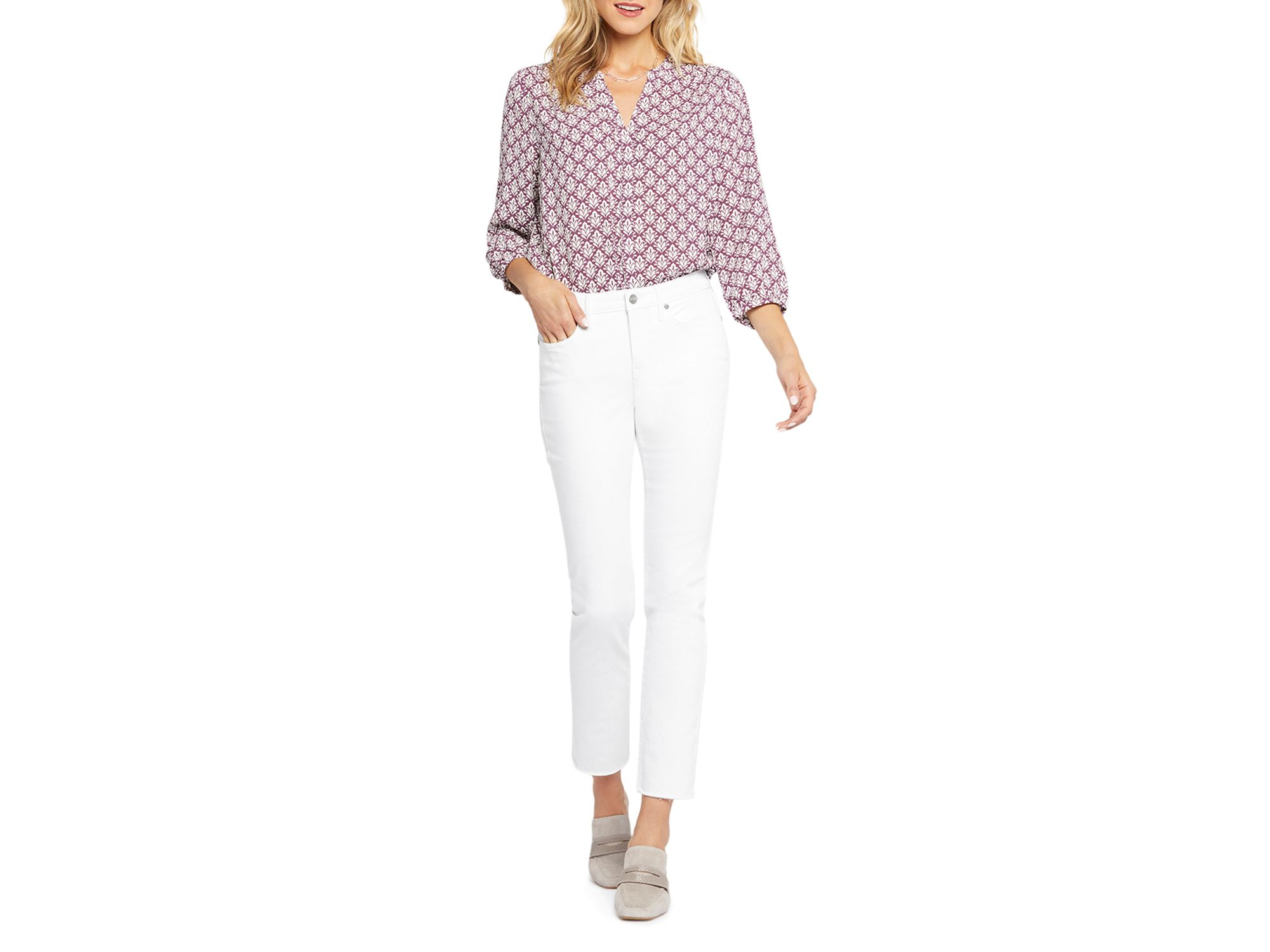Petite Sheri High Rise Cropped Skinny Jeans in Artist Blue — Image 3