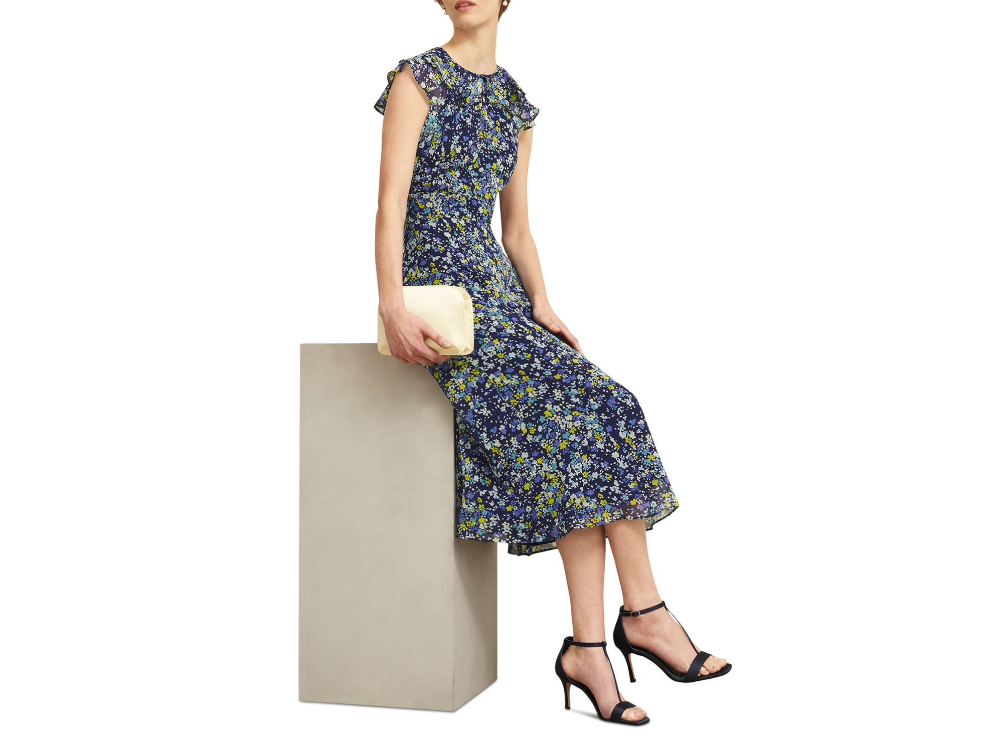 Dawn Ditsy Floral Print Dress — Image 8
