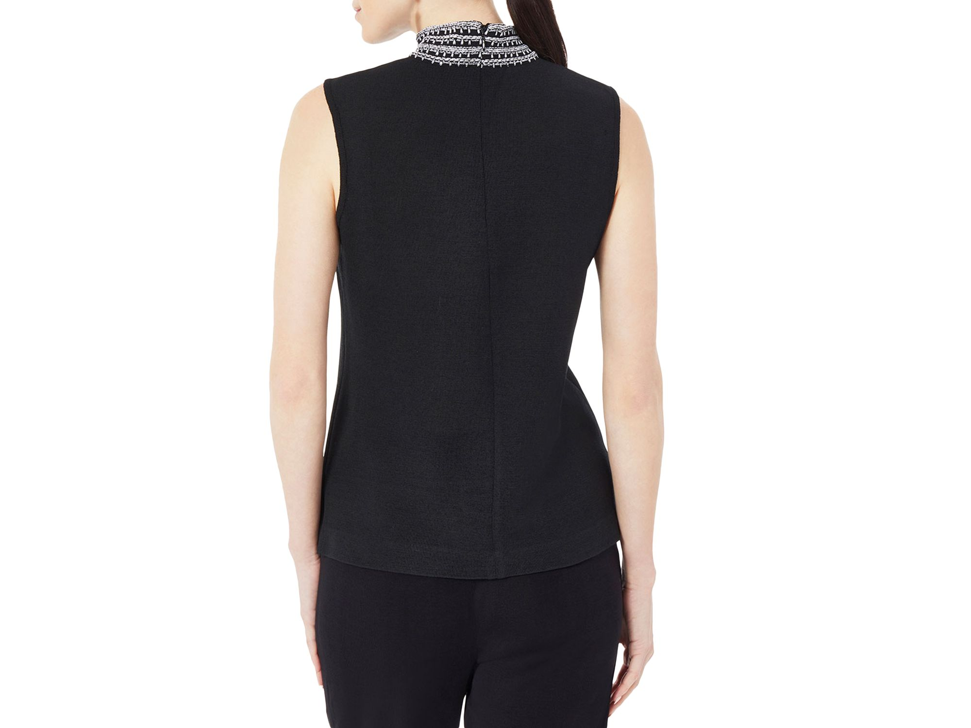 Embroidered Mock Neck Tank — Image 3