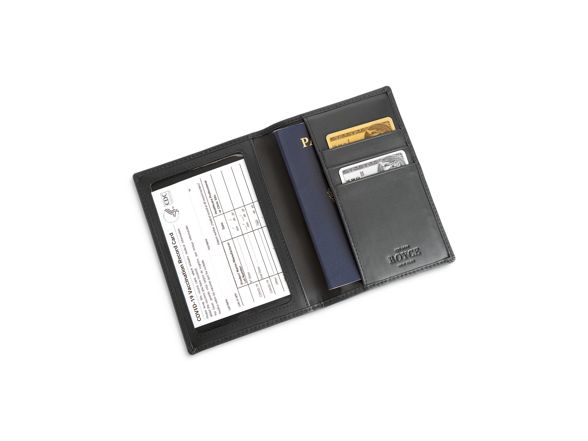 RFID Blocking Vaccine Card Travel Wallet — Image 3