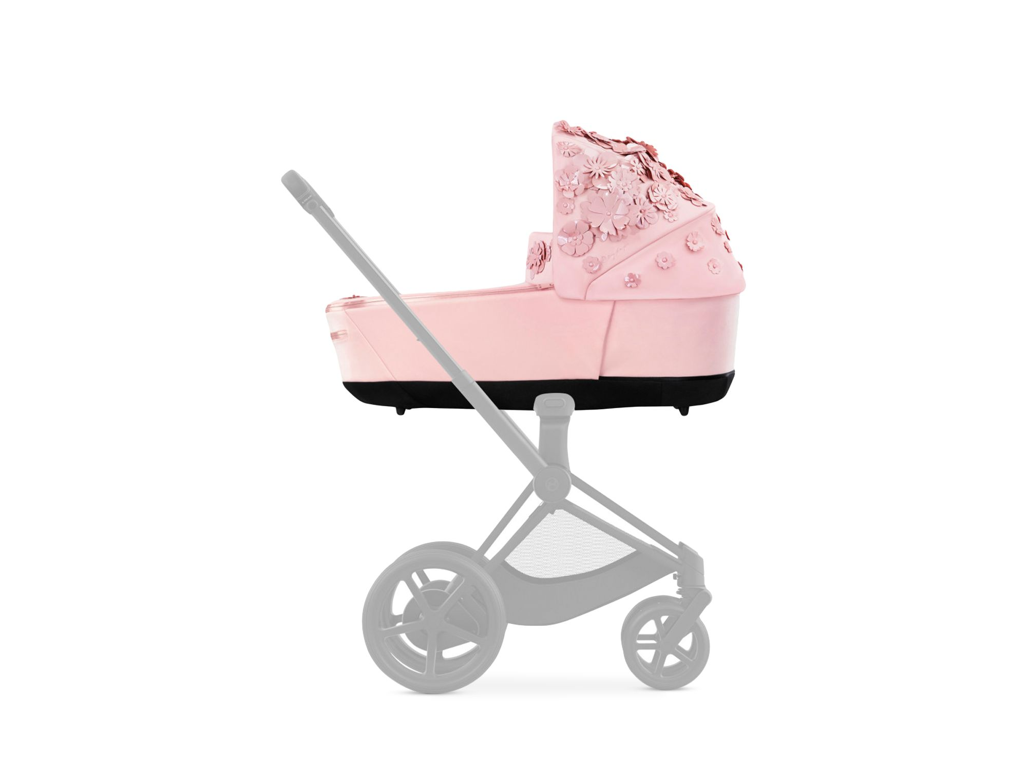 PRIAM 4/e-PRIAM 2 Lux Carry Cot - Simply Flowers — Image 4