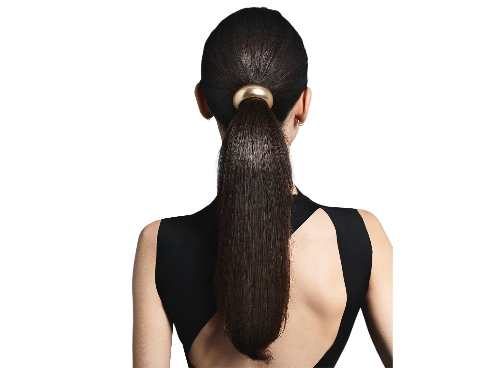 Brilliant Cuff Arched Metal Hair Tie — Image 3