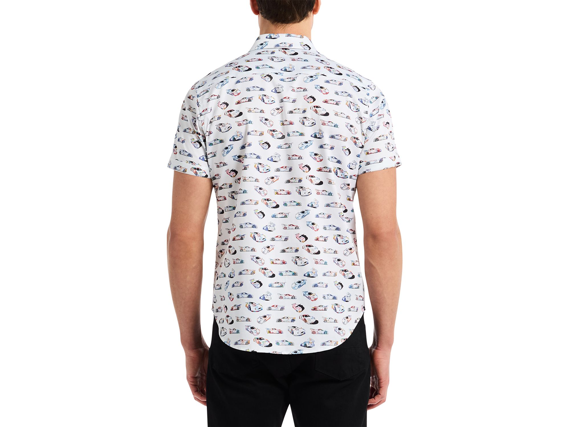 Neon Wheels Button Down Shirt — Image 4