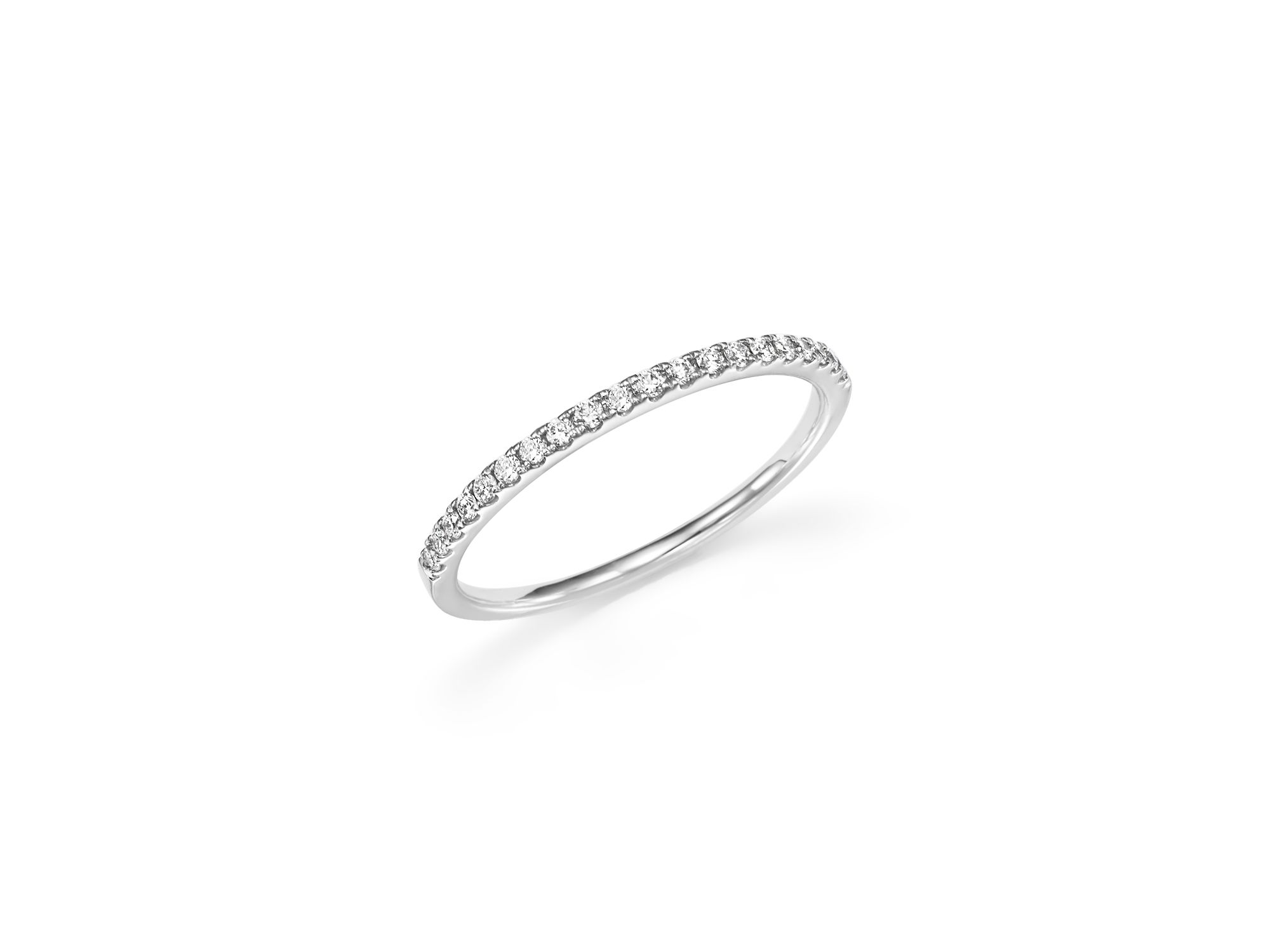 Diamond Micro Pavé Band in 14K Gold, 0.15 tcw — Image 6