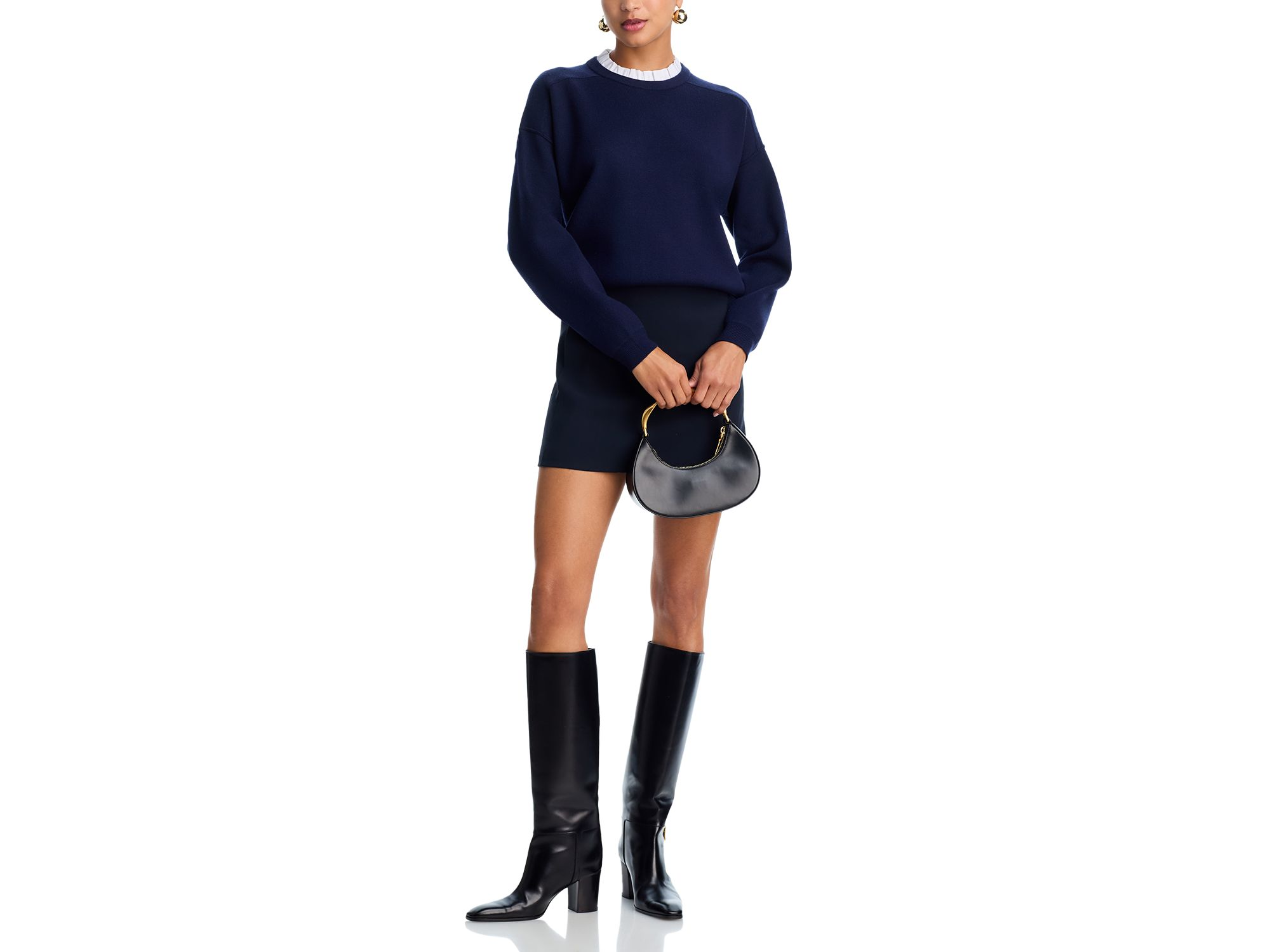 Ruffle Crewneck Sweater - Exclusive — Image 4
