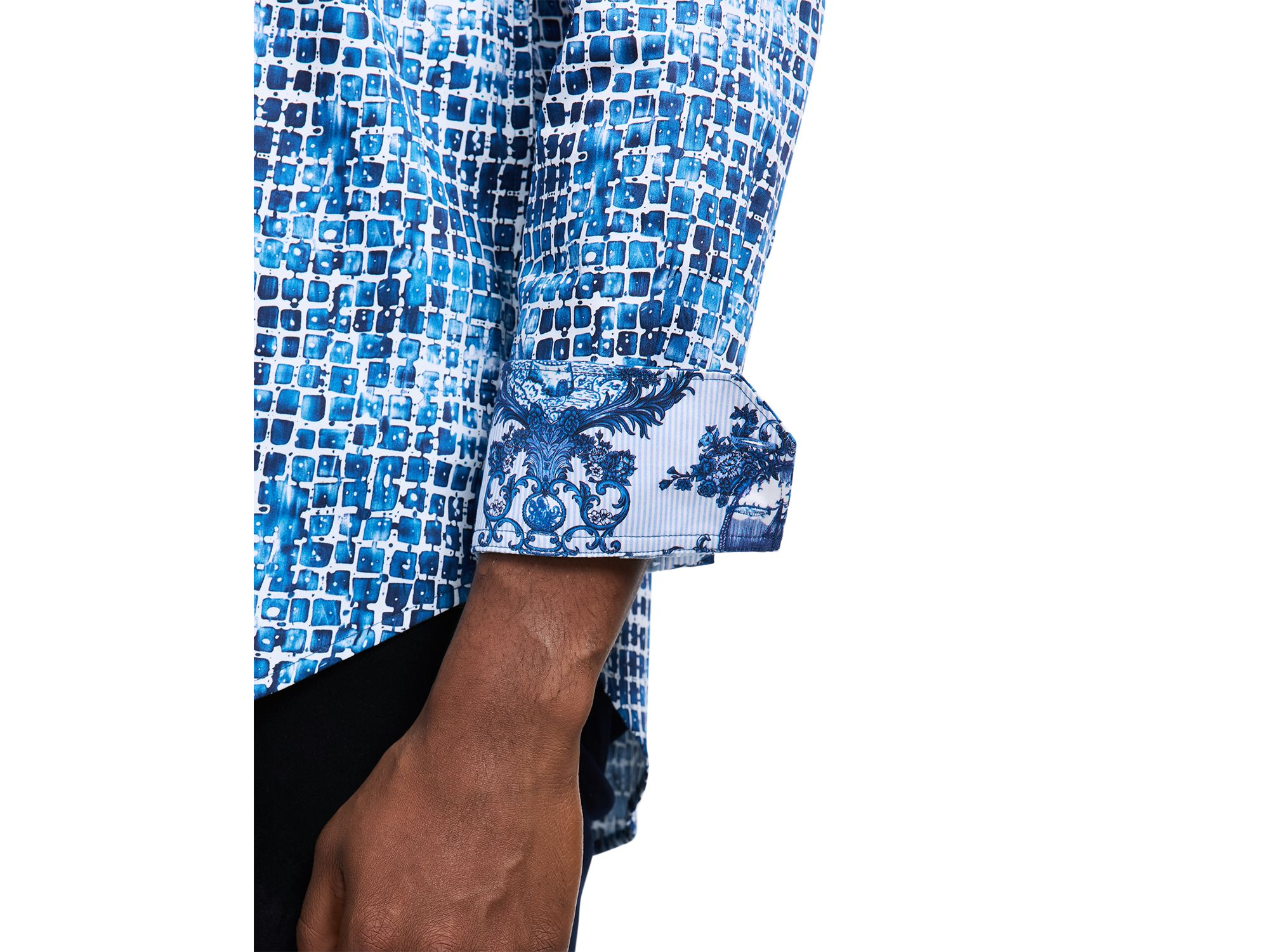 Hester Cotton Blend Button Down Shirt — Image 3