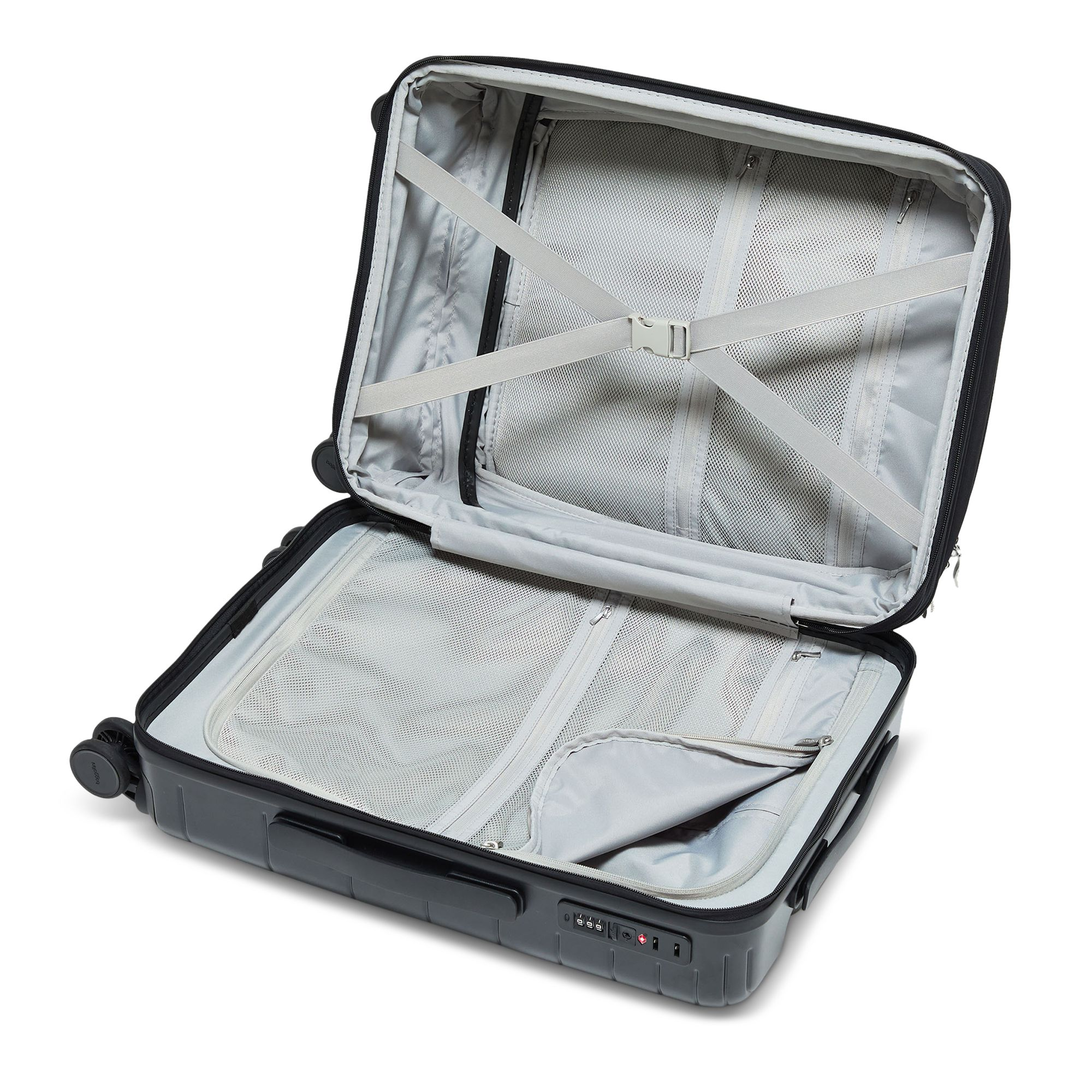 Set Wave 4 Wheel Hybrid Carry On Suitcase — Image 4