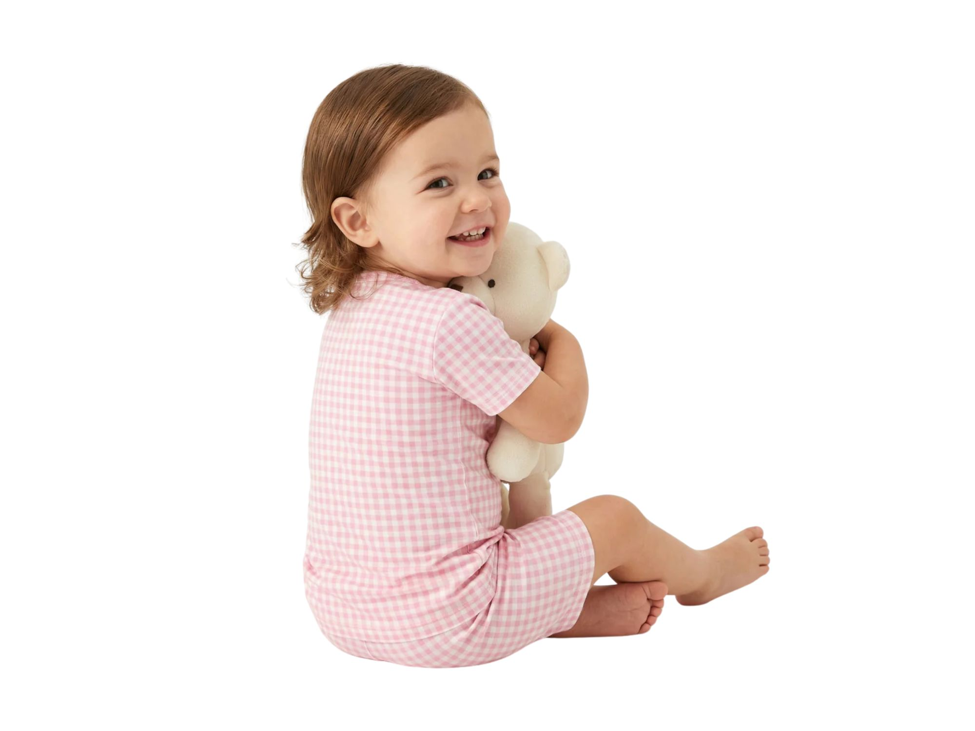 Girls' Sugar Gingham Pajama Set - Baby, Little Kid — Image 6