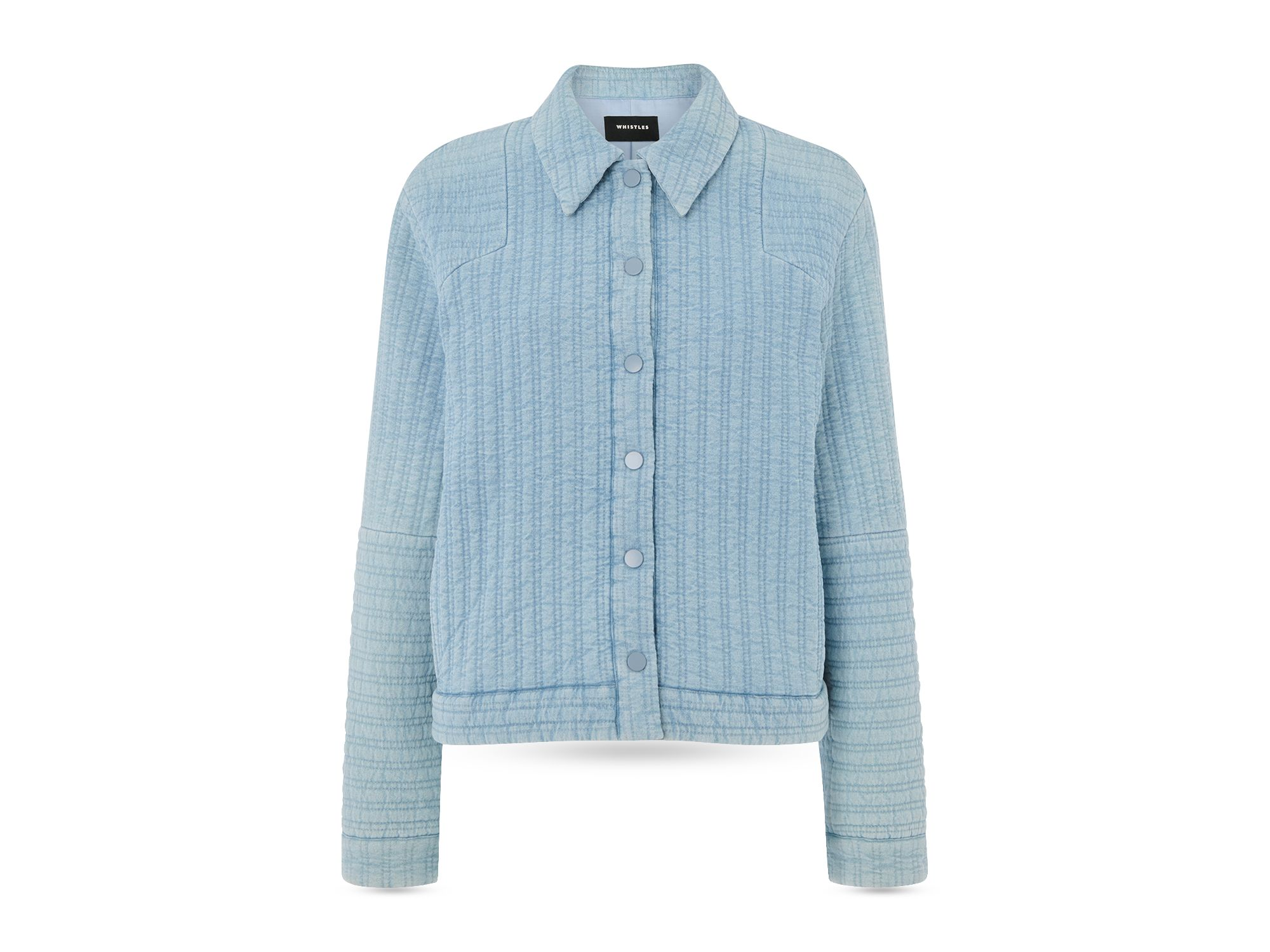 Quilted Chambray Jacket — Image 3