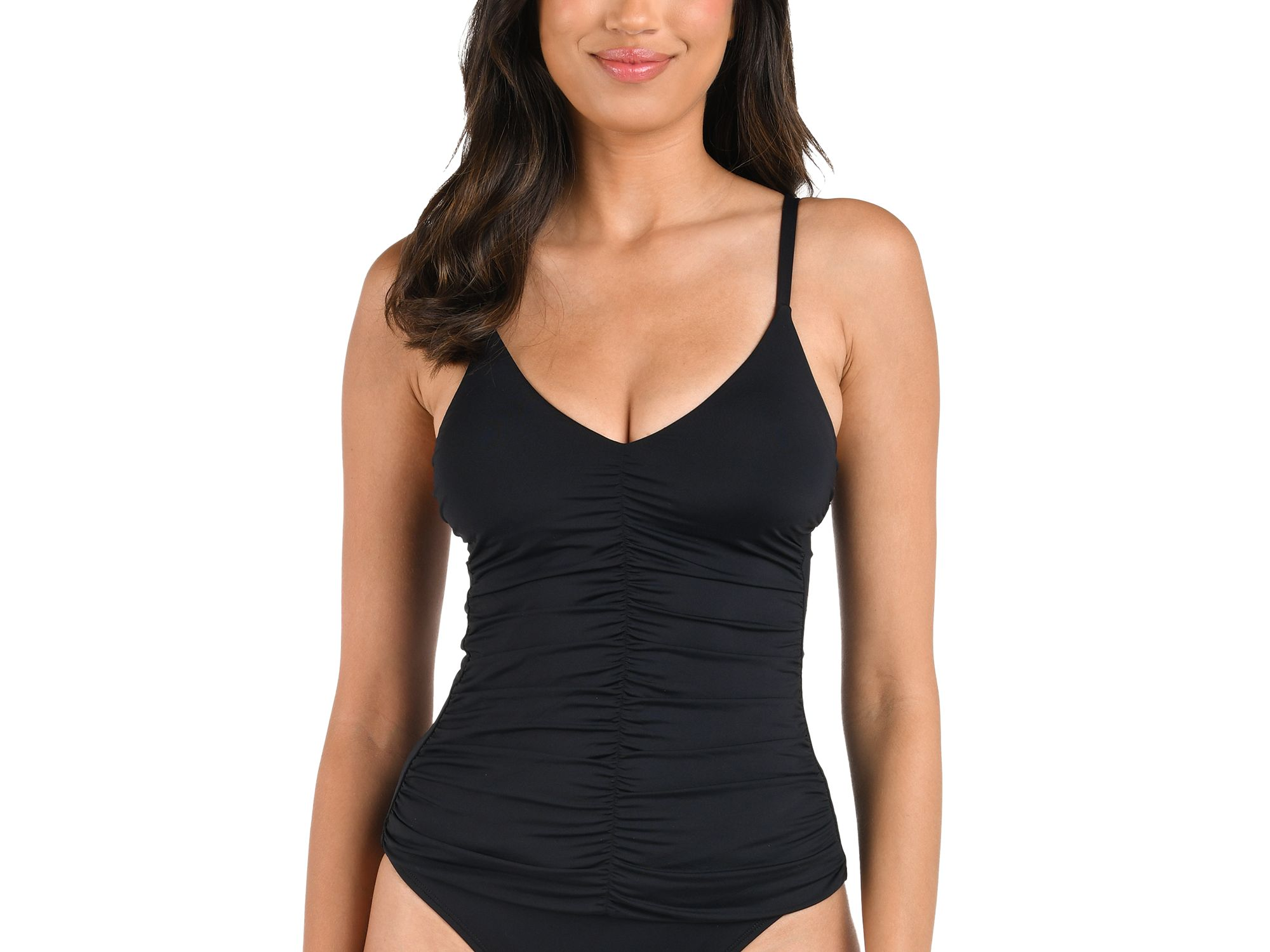 Island Goddess Tankini Top & Island Solid Hipster Bikini Bottom — Image 5